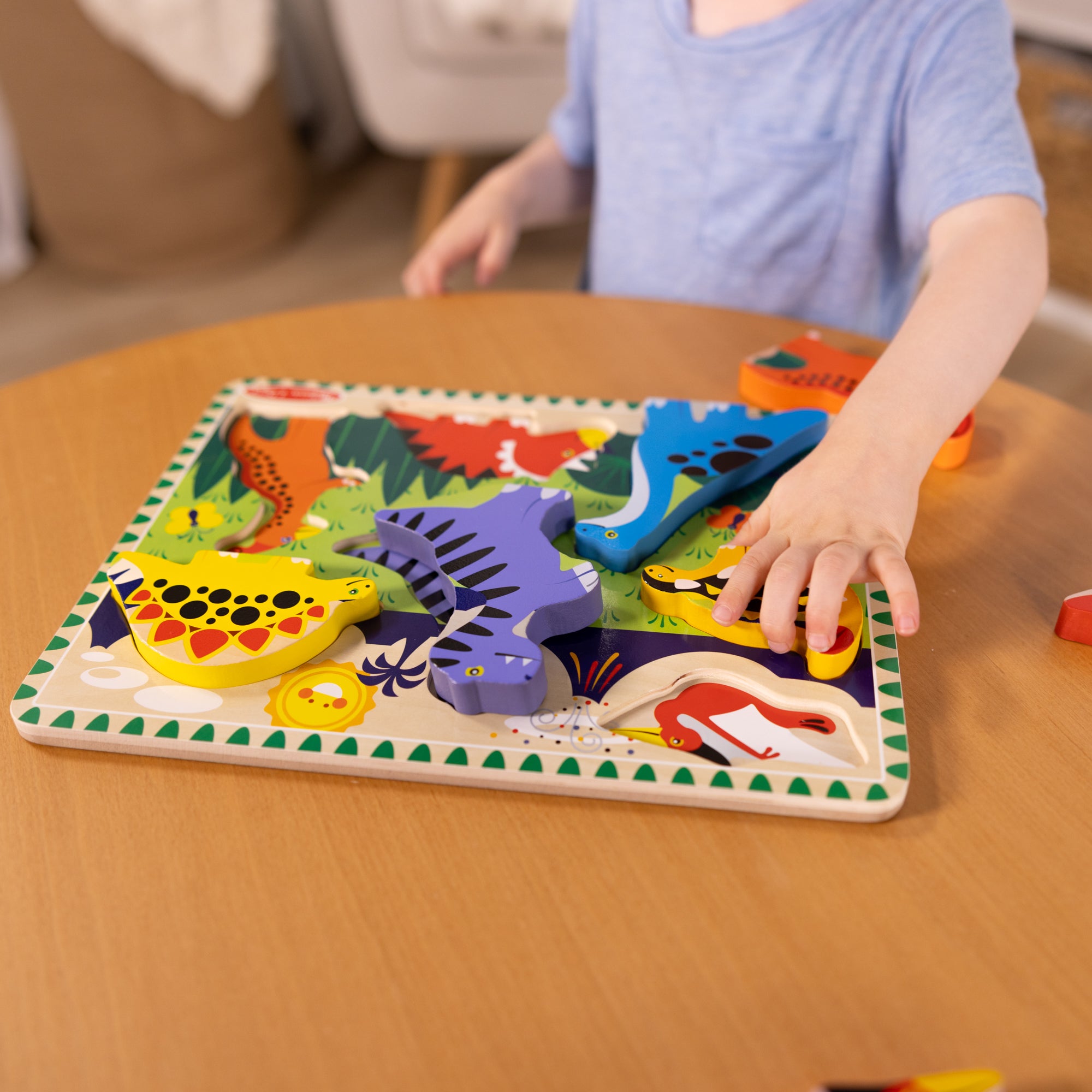 Dinosaurs Chunky Puzzle - 7 Pieces - Image 10