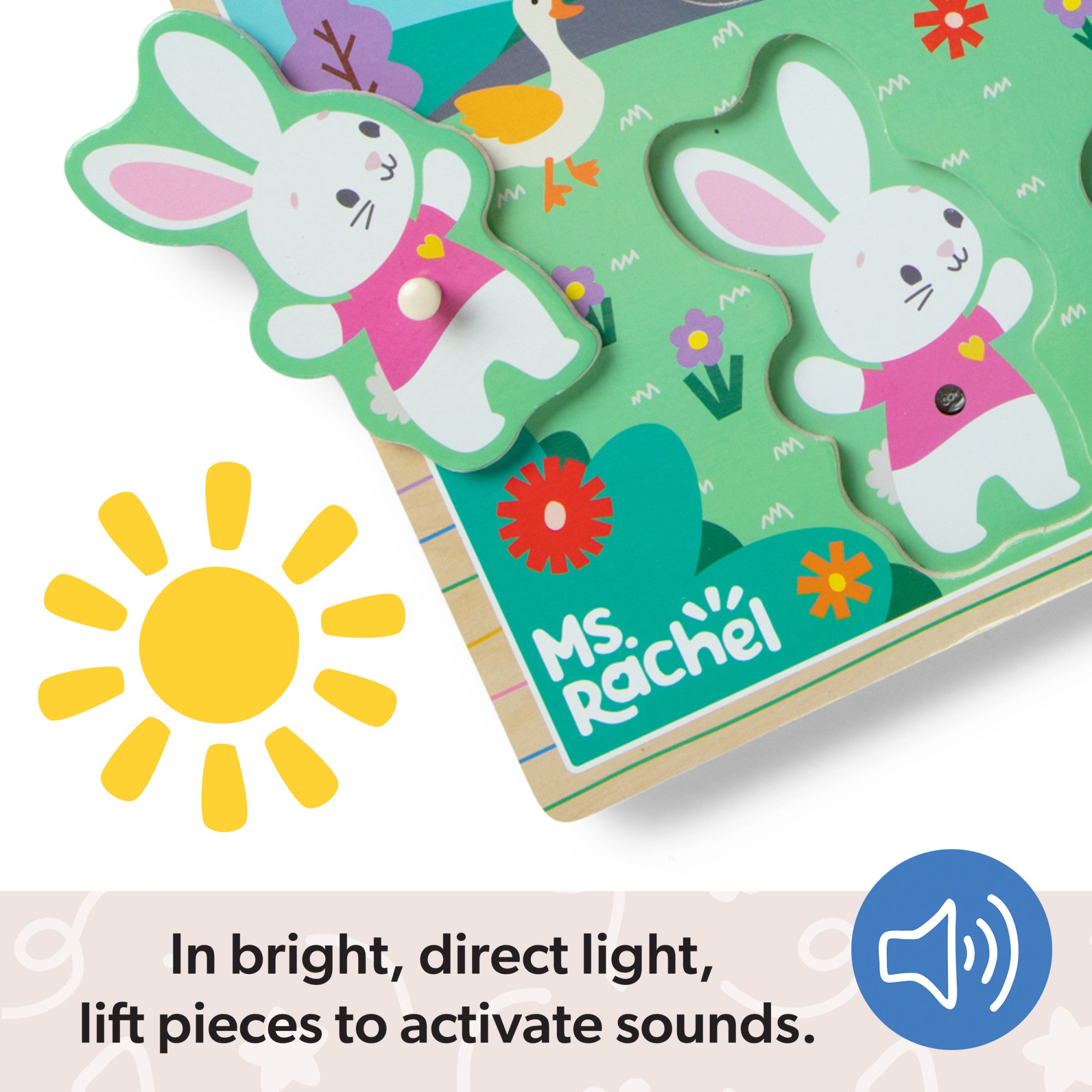Ms. Rachel™ Wooden Song Puzzle – 6 Pieces - Image 6