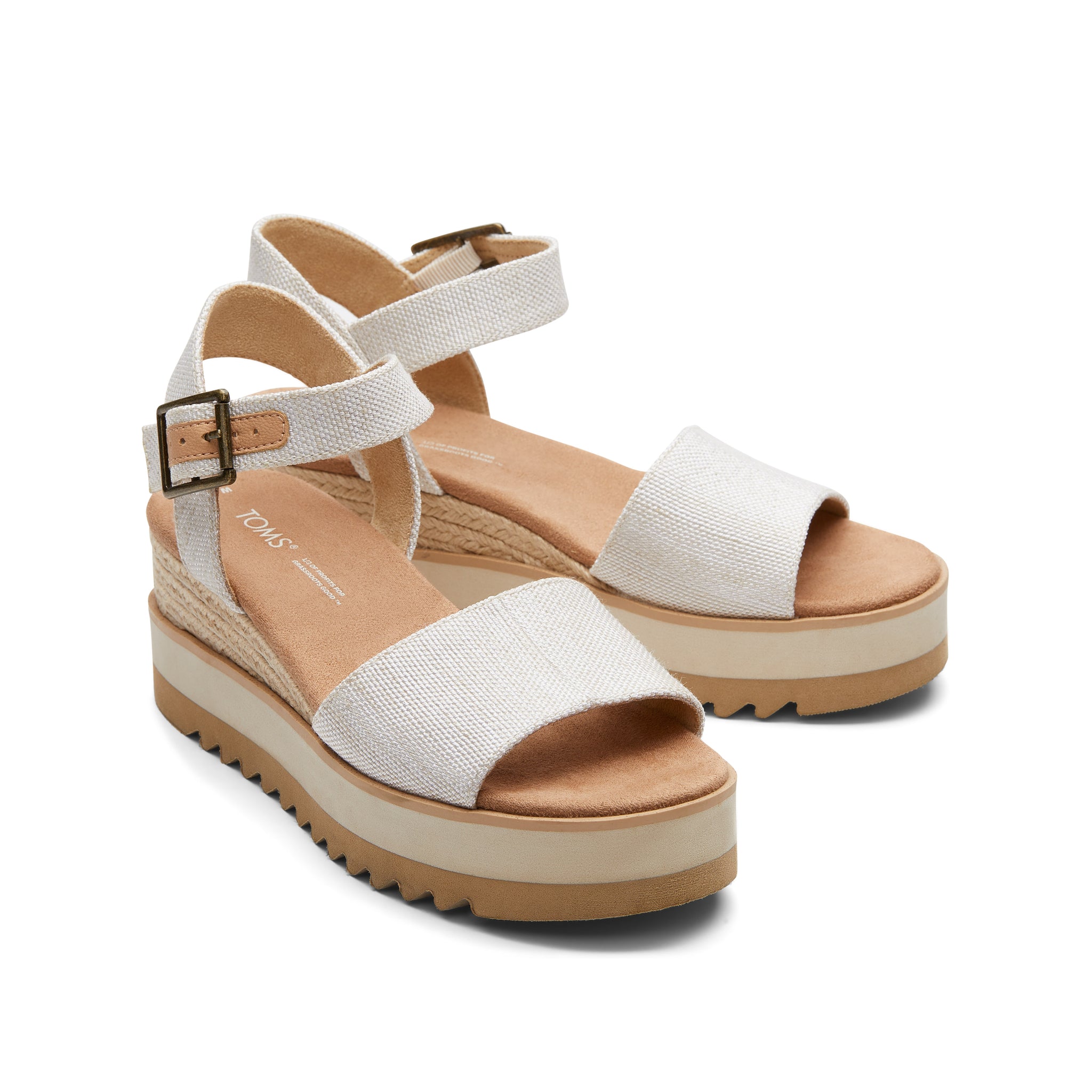 Diana Natural Wedge Sandal - Image 4