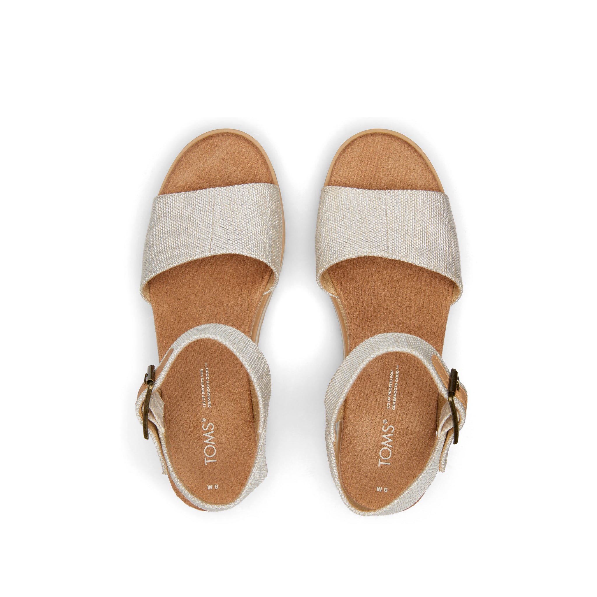Diana Natural Wedge Sandal - Image 7