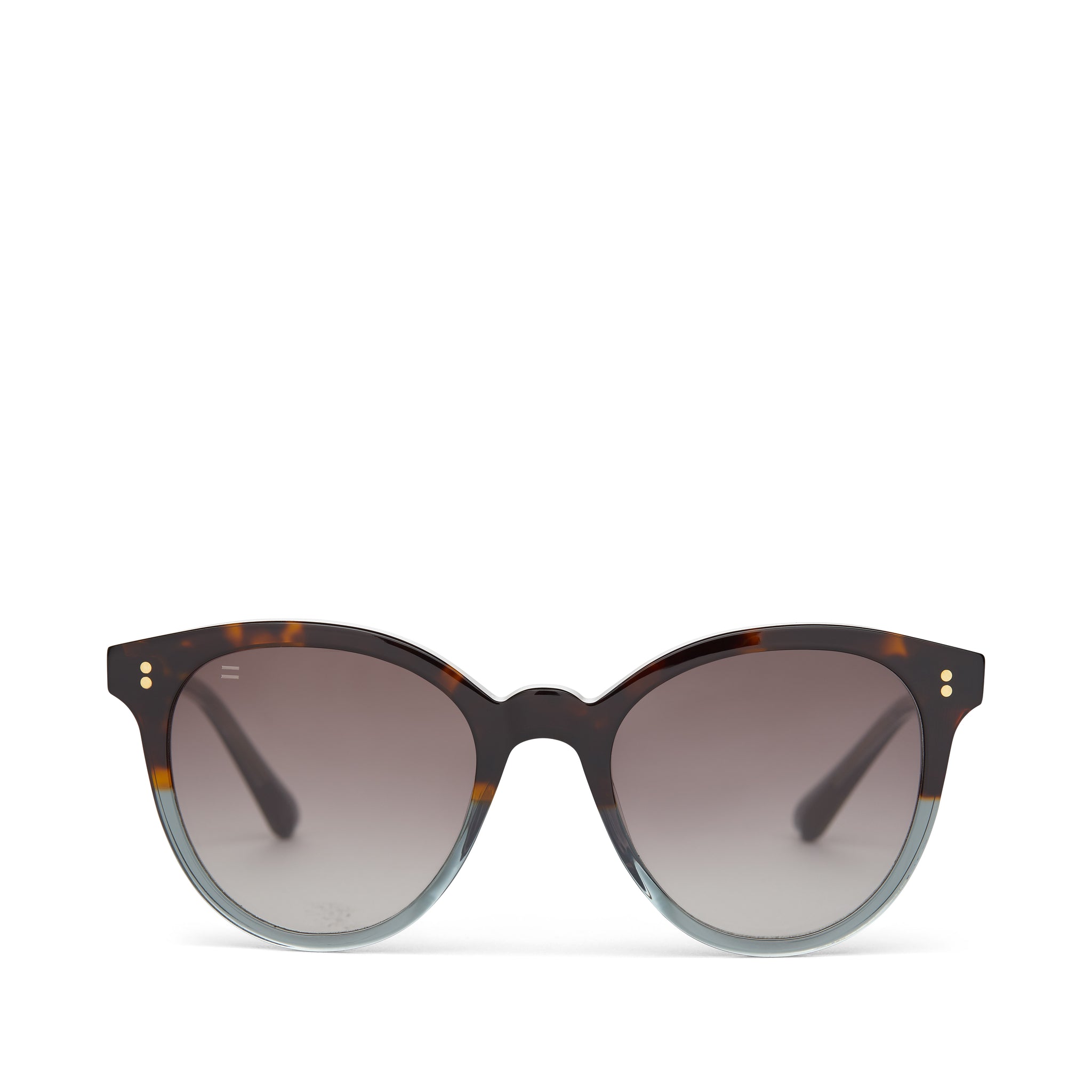 Aaryn Tortoise Ocean Grey Fade Handcrafted Sunglasses