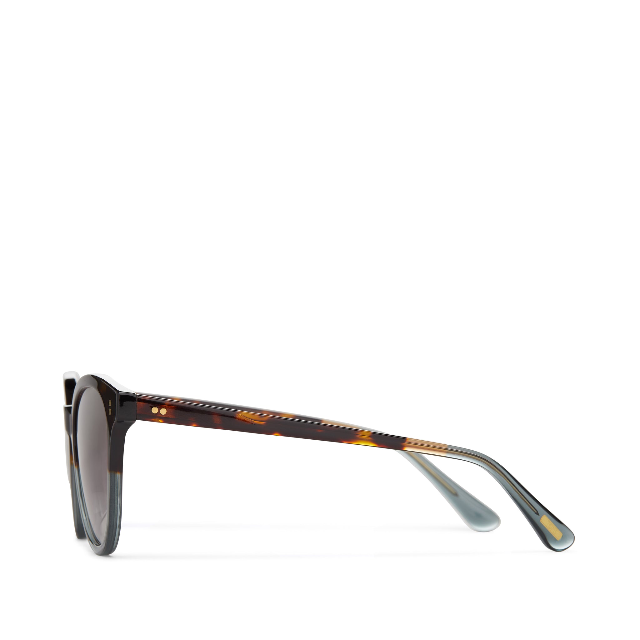 Aaryn Tortoise Ocean Grey Fade Handcrafted Sunglasses - Image 3