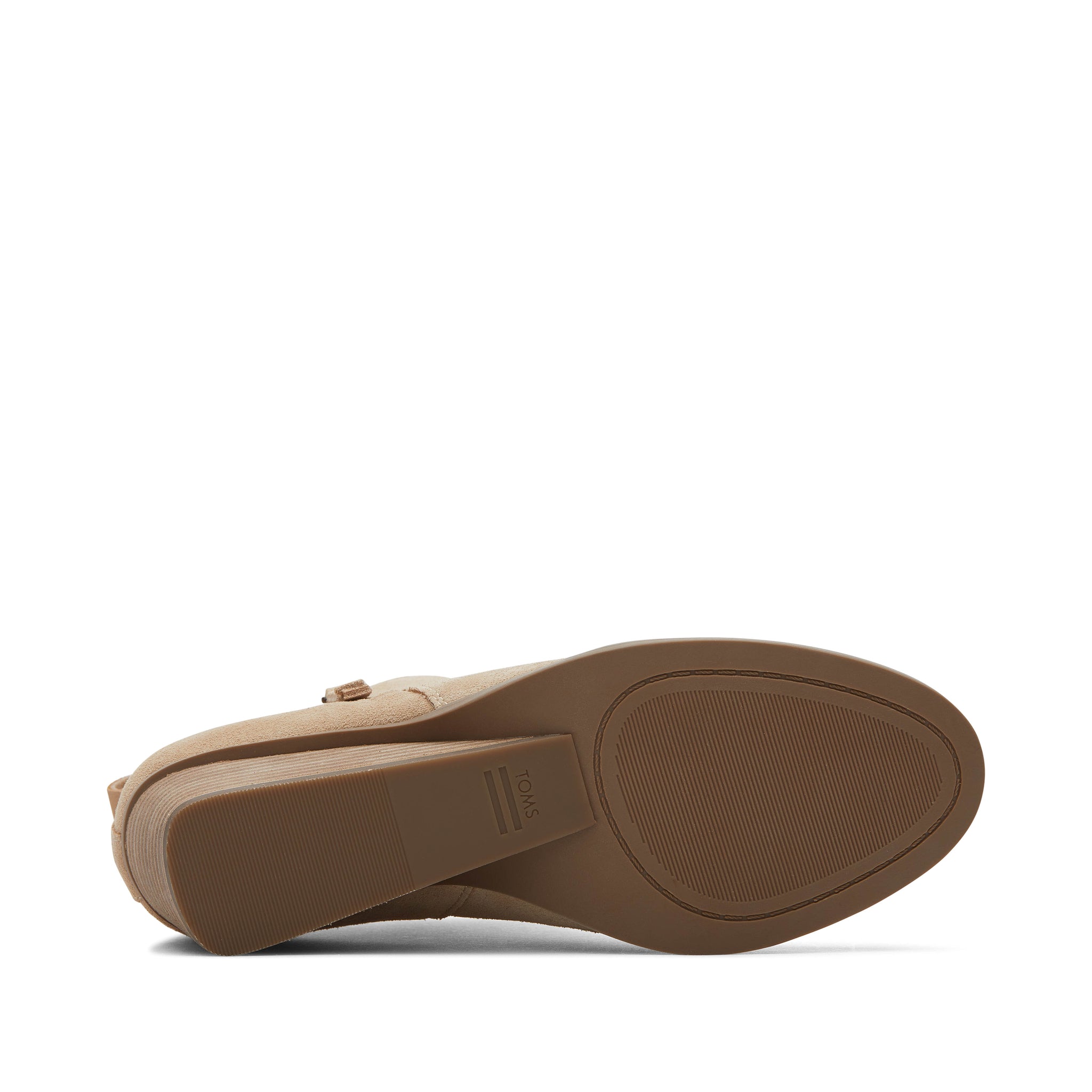 Goldie Oatmeal Suede Wedge Boot - Image 5