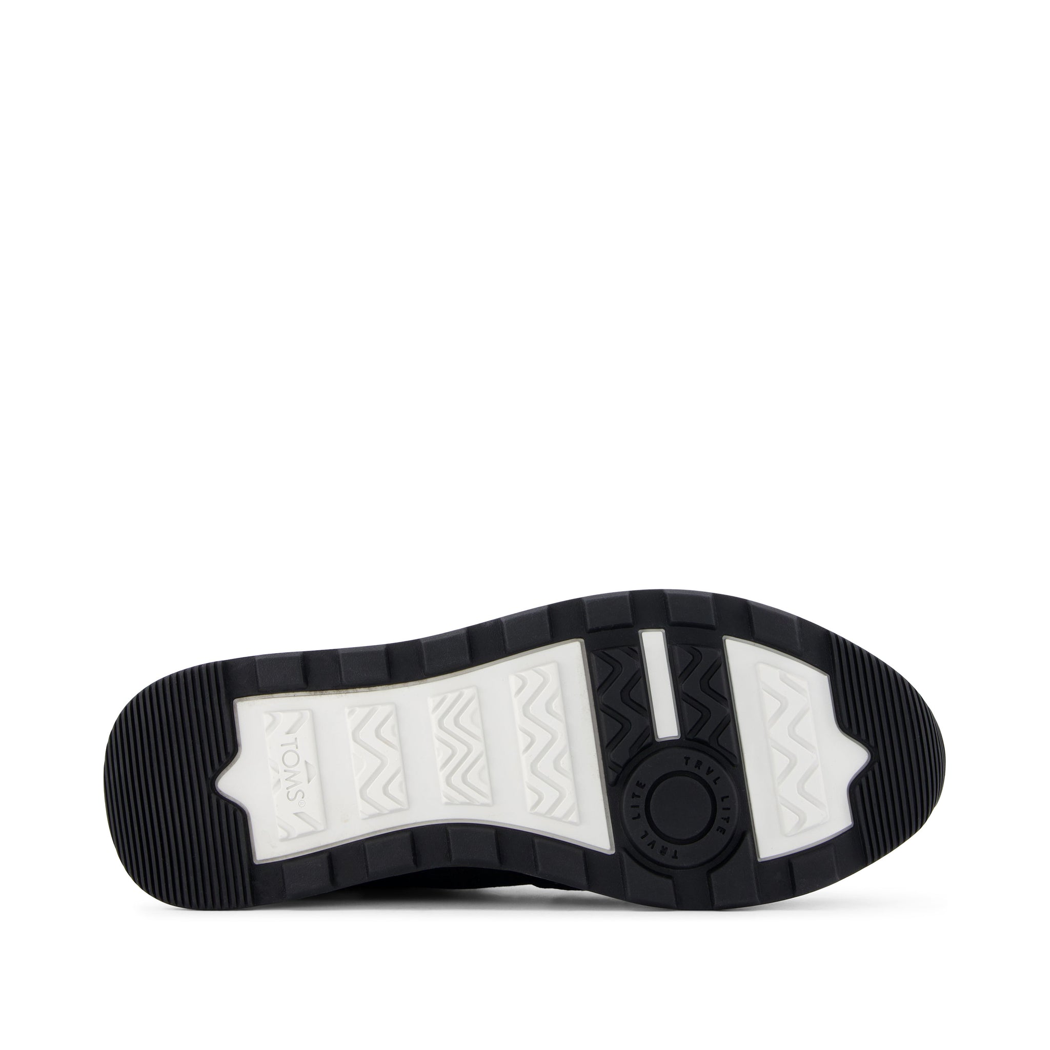 TRVL Lite Retro Runner Black Suede Water Repellent Sneaker - Image 4