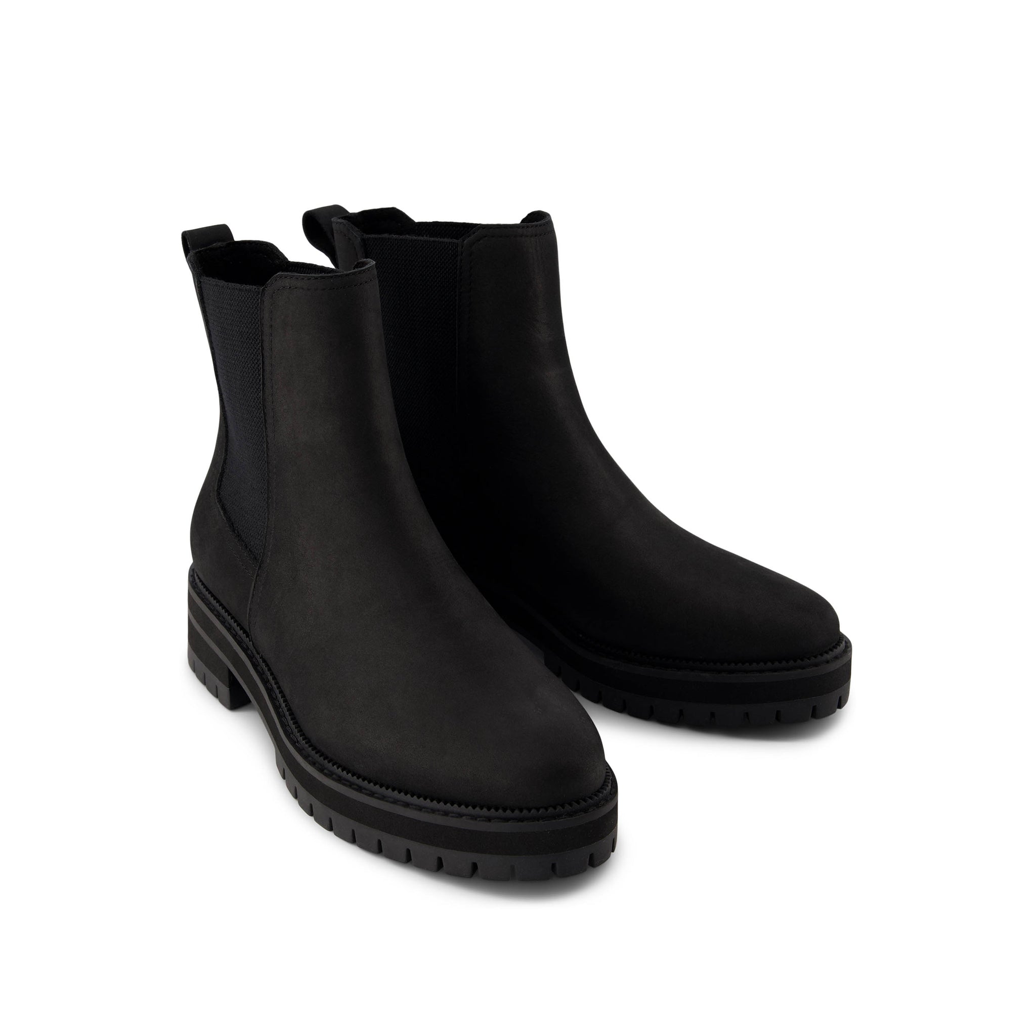 Bennet All Black Water Resistant Leather Boot - Image 3