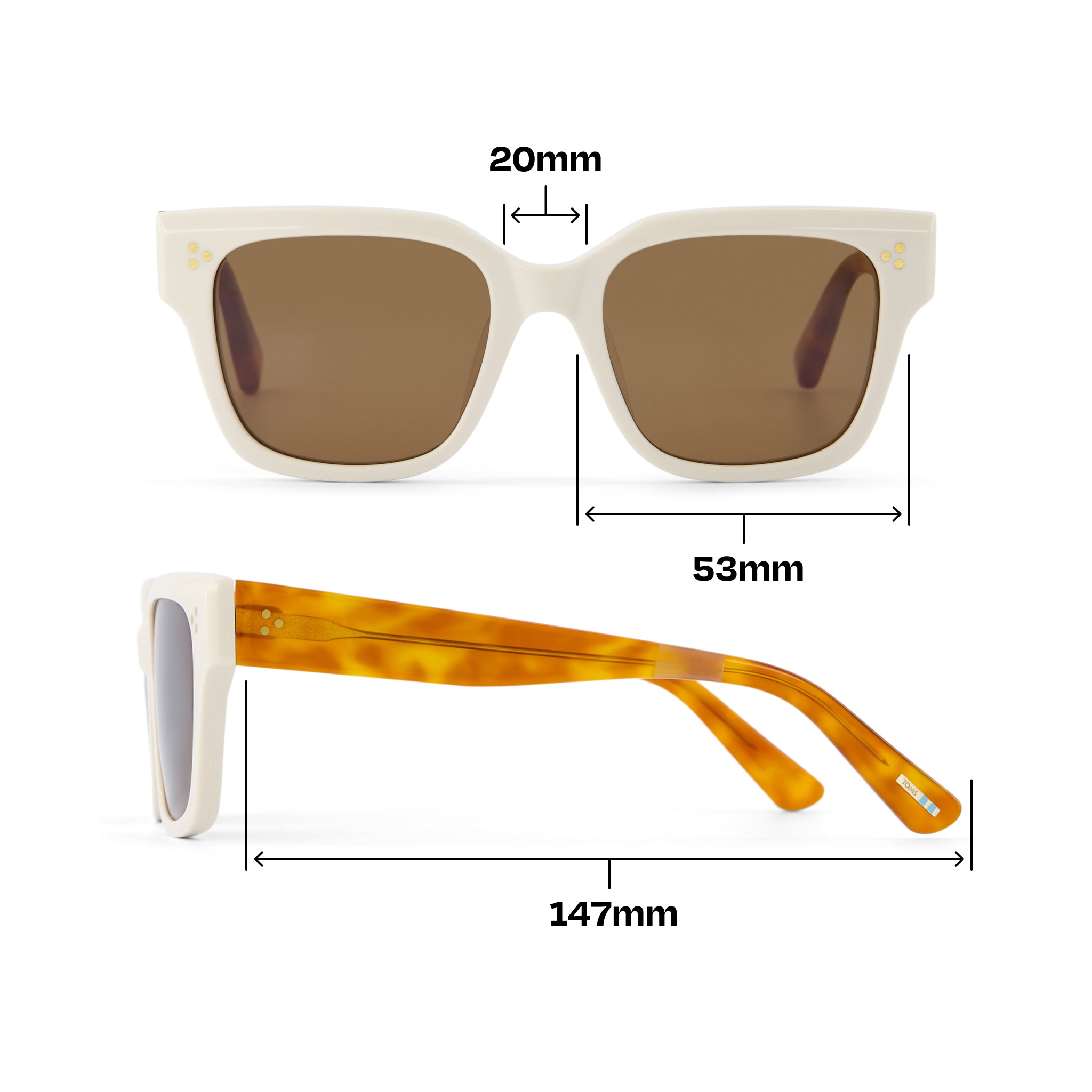 Madison Natural Honey Tortoise Handcrafted Sunglasses - Image 4