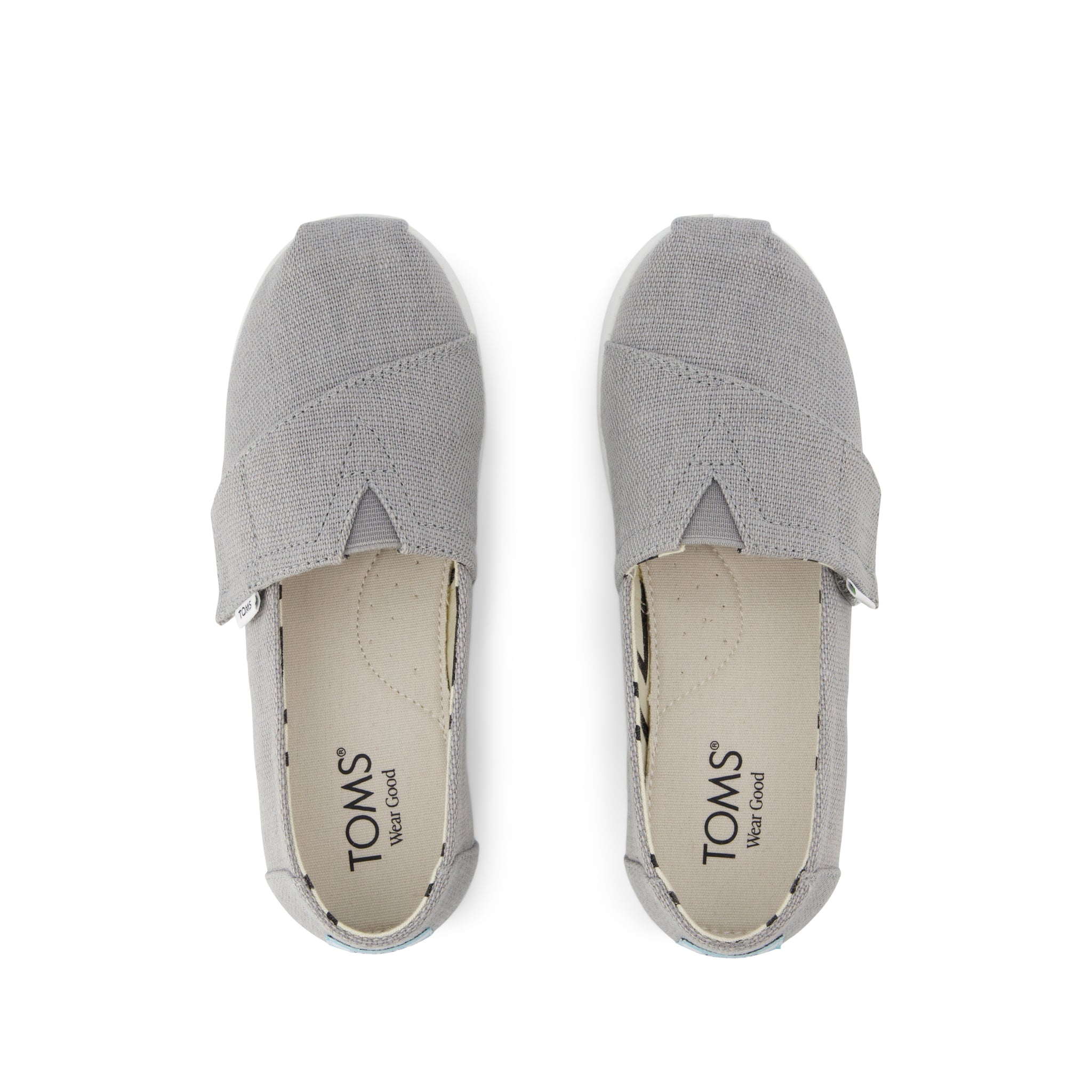 Alpargata Classic Kids Shoe Drizzle Grey Heritage Canvas - Image 6