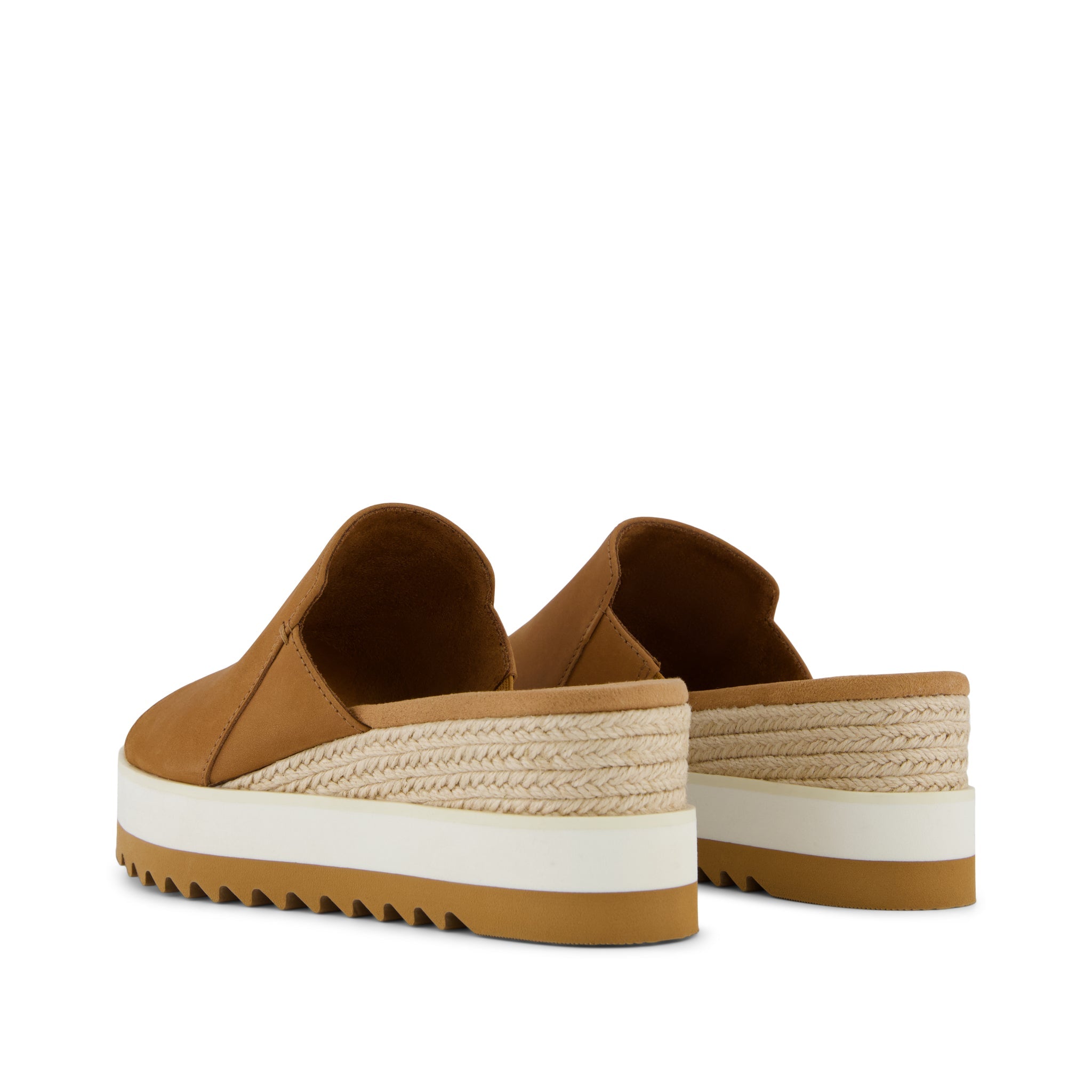 Diana Mule Wedge Sandal Brown Sugar Leather - Image 5