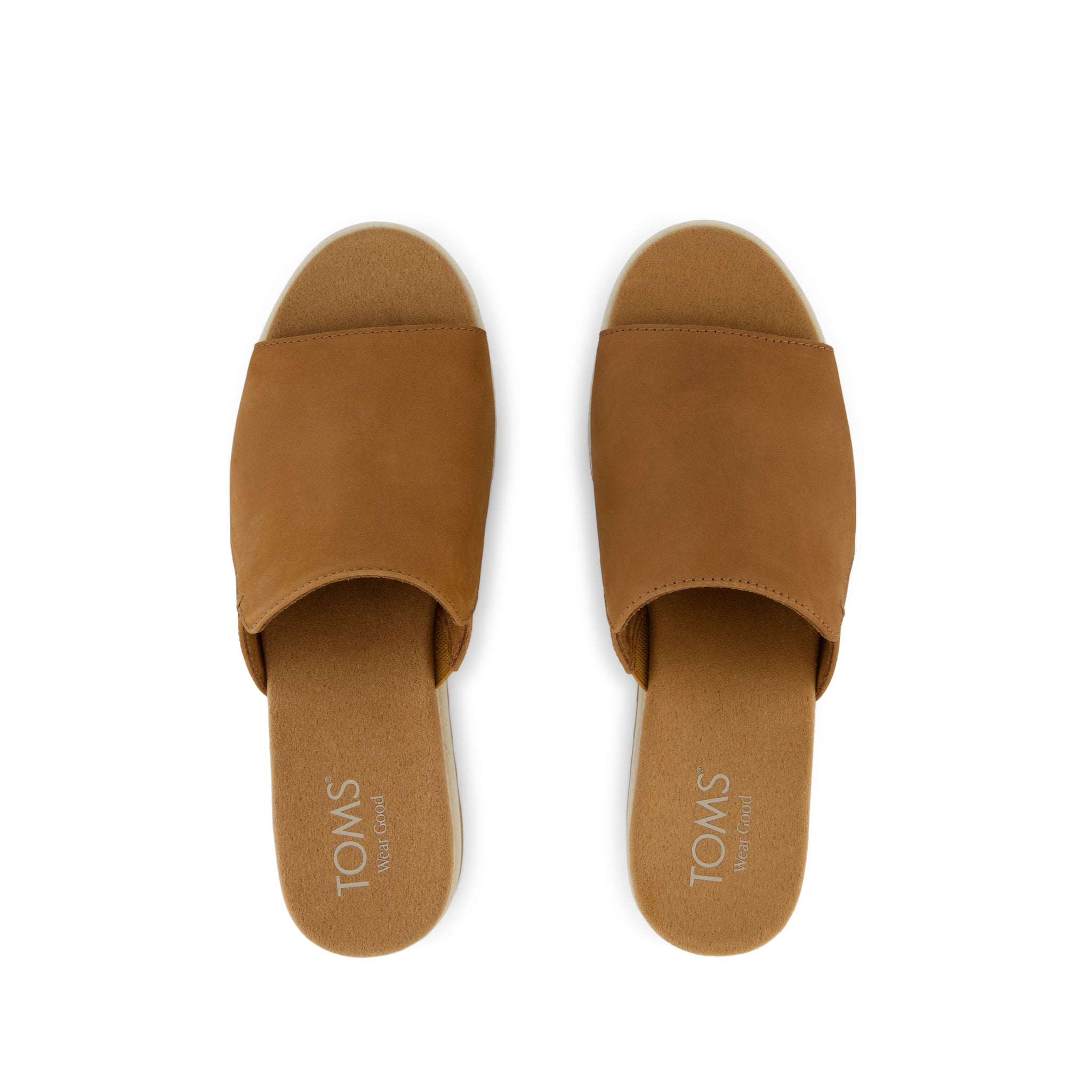 Diana Mule Wedge Sandal Brown Sugar Leather - Image 7