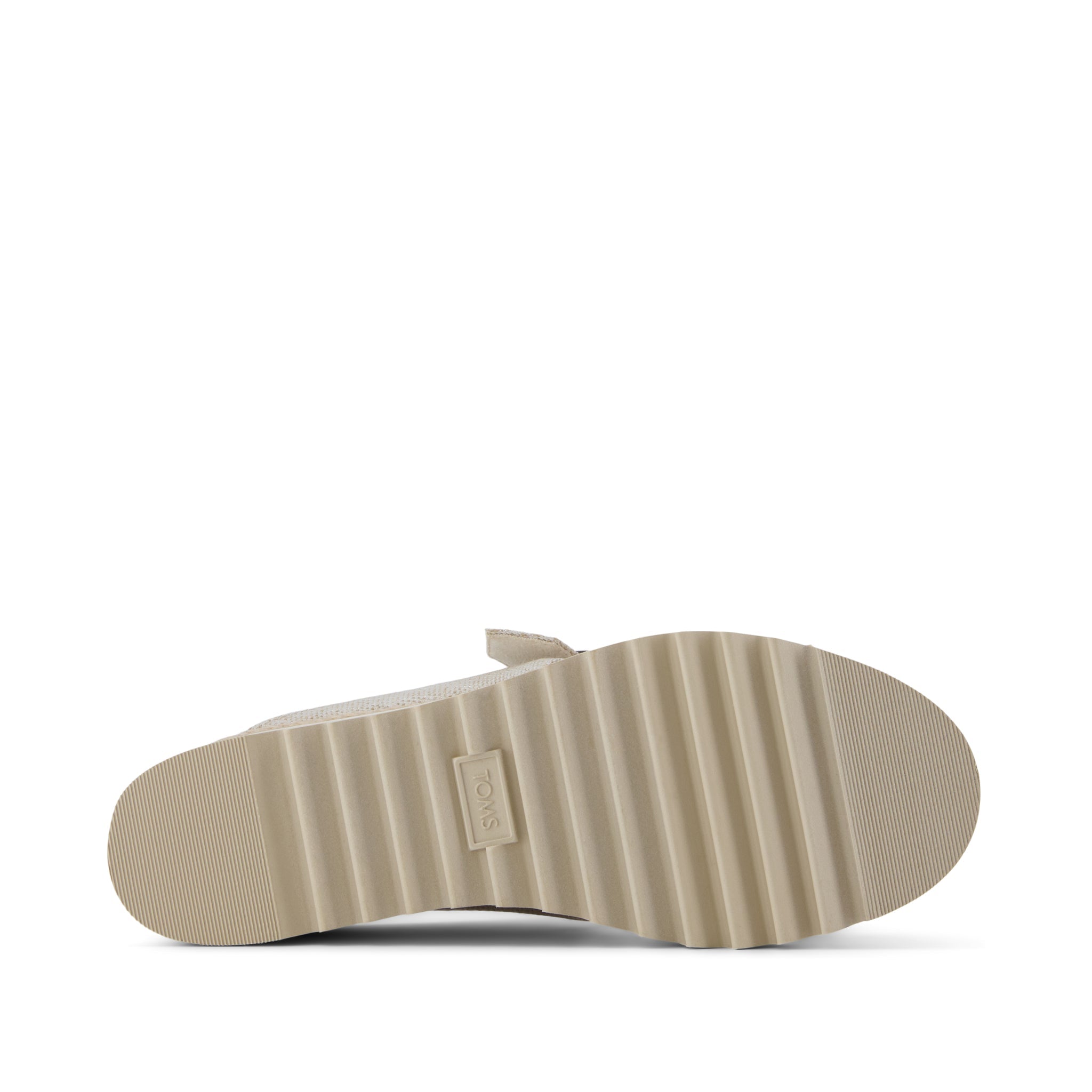 Diana Mule Buckle Wedge Sandal Almond Raffia - Image 6