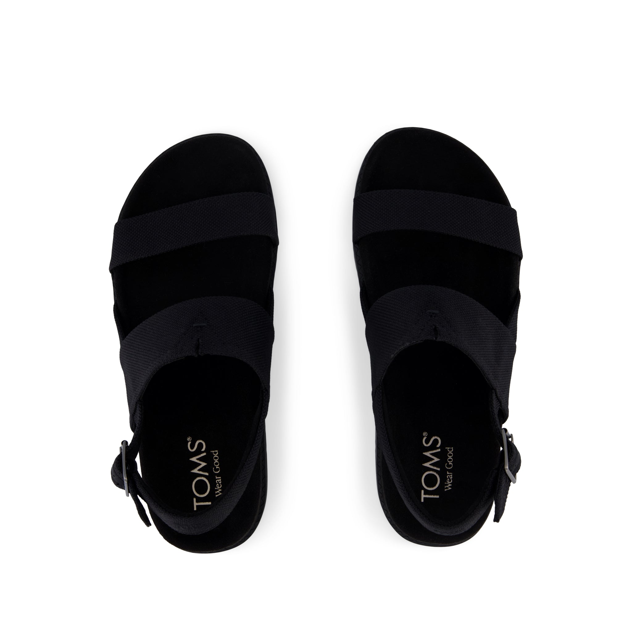 Marin Strap Sandal Black Heavy Canvas - Image 7