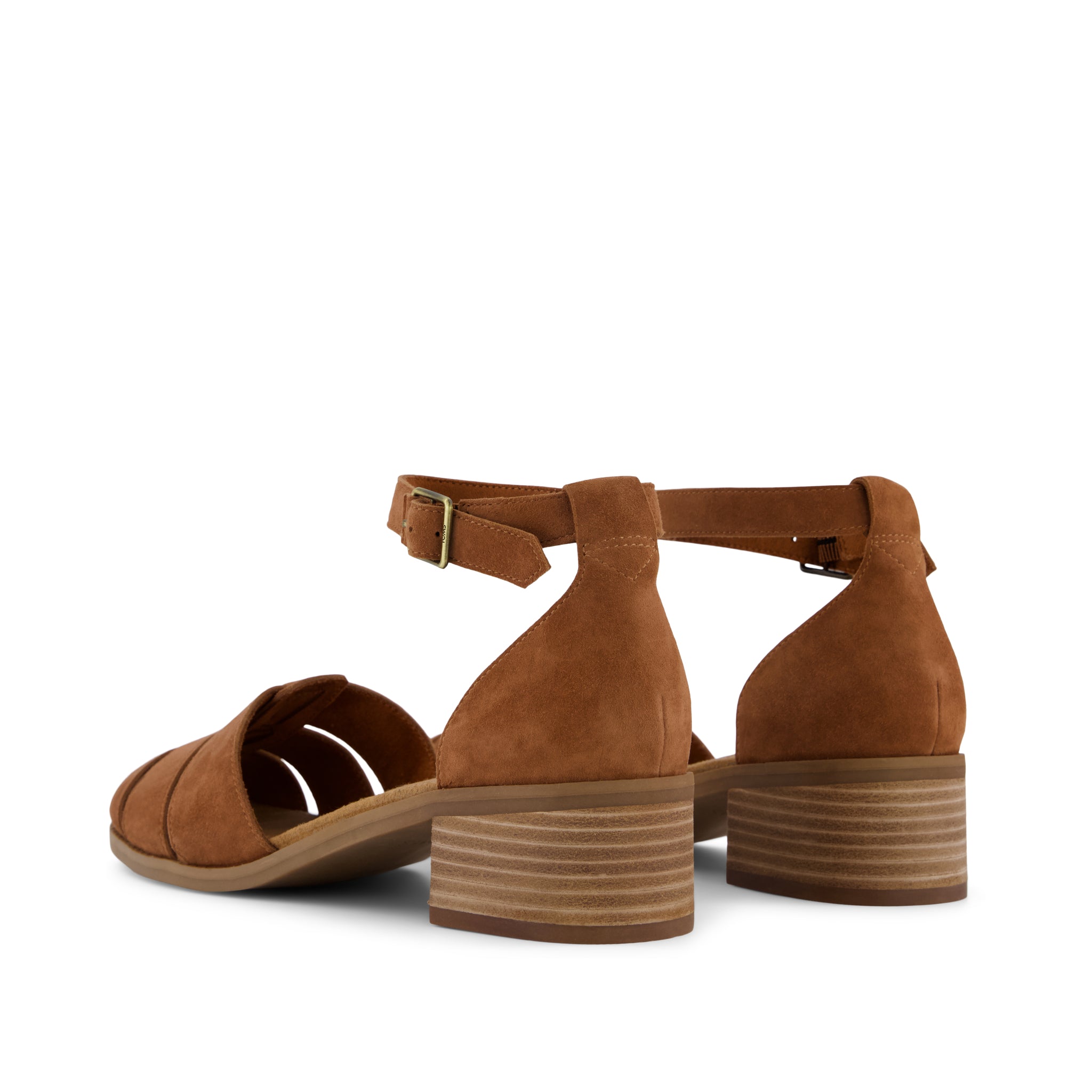 Jaclyn Fisherman Heel Amber Brown Kid Suede - Image 5