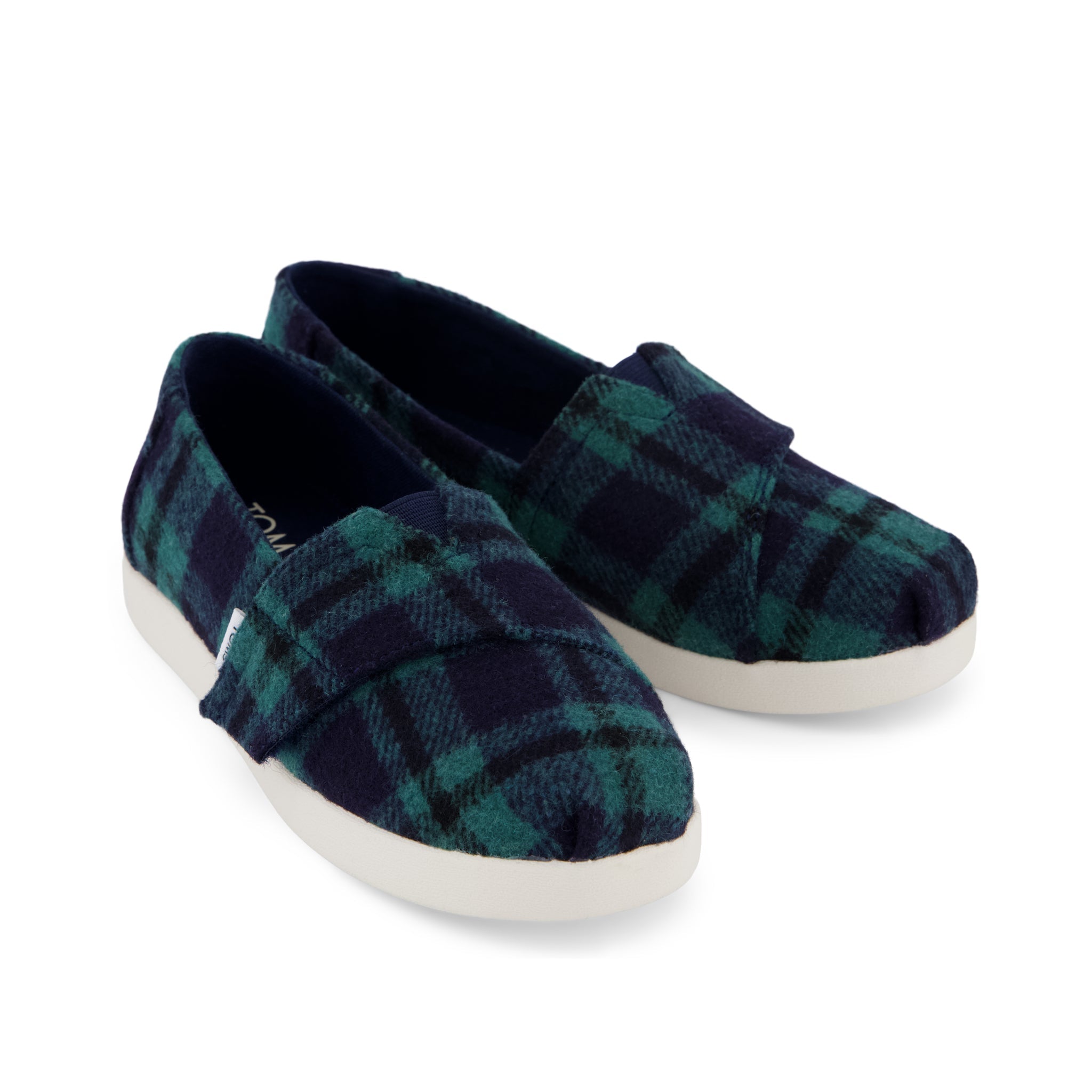 Alpargata Classic Kids Shoe Navy Plaid - Image 4