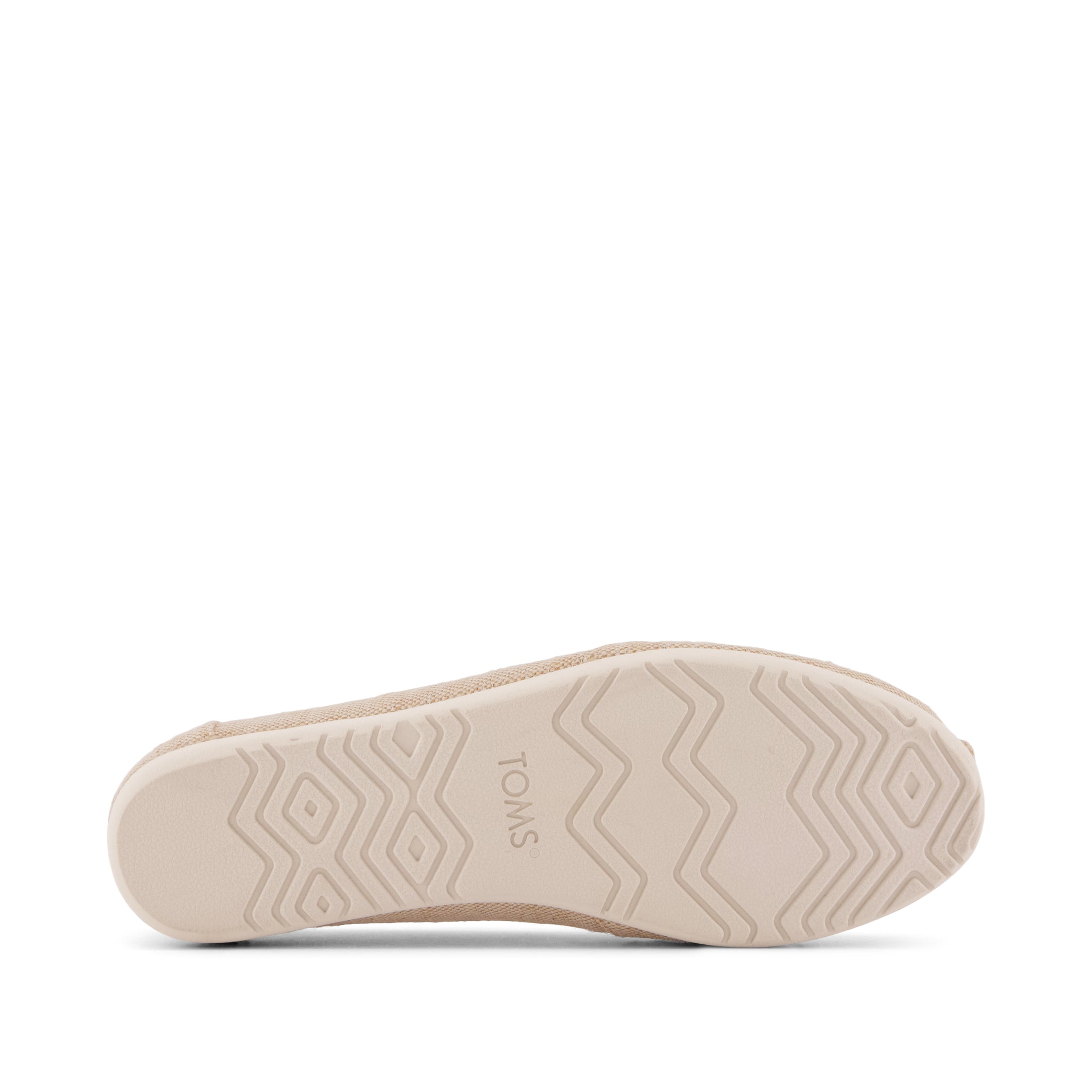 Womens Alpargata Ballet Flat Champagne Sparkle Woven - Image 5