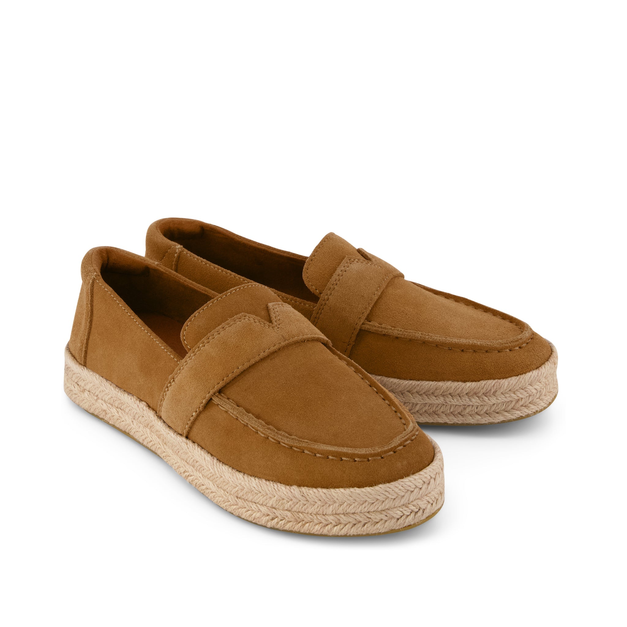 Womens Blakely Loafer Espadrille Brown Sugar Suede - Image 3