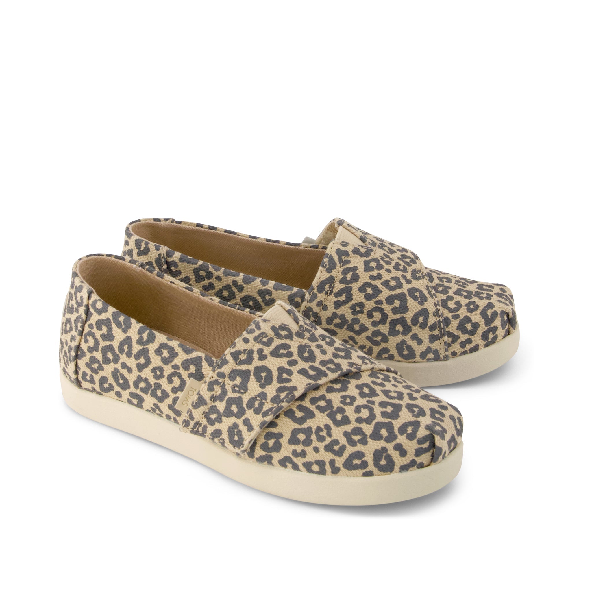 Alpargata Classic Kids Shoe Natural Leopard Print - Image 3