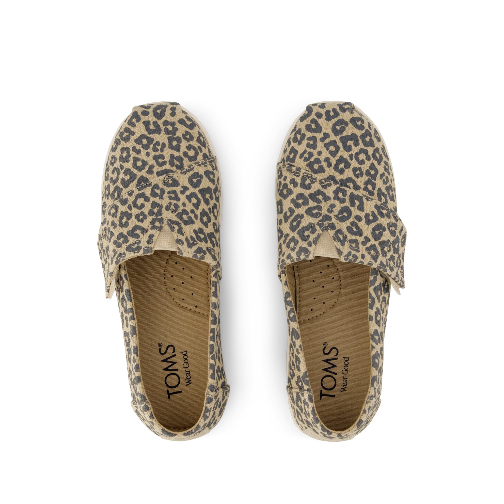 Alpargata Classic Kids Shoe Natural Leopard Print - Image 6