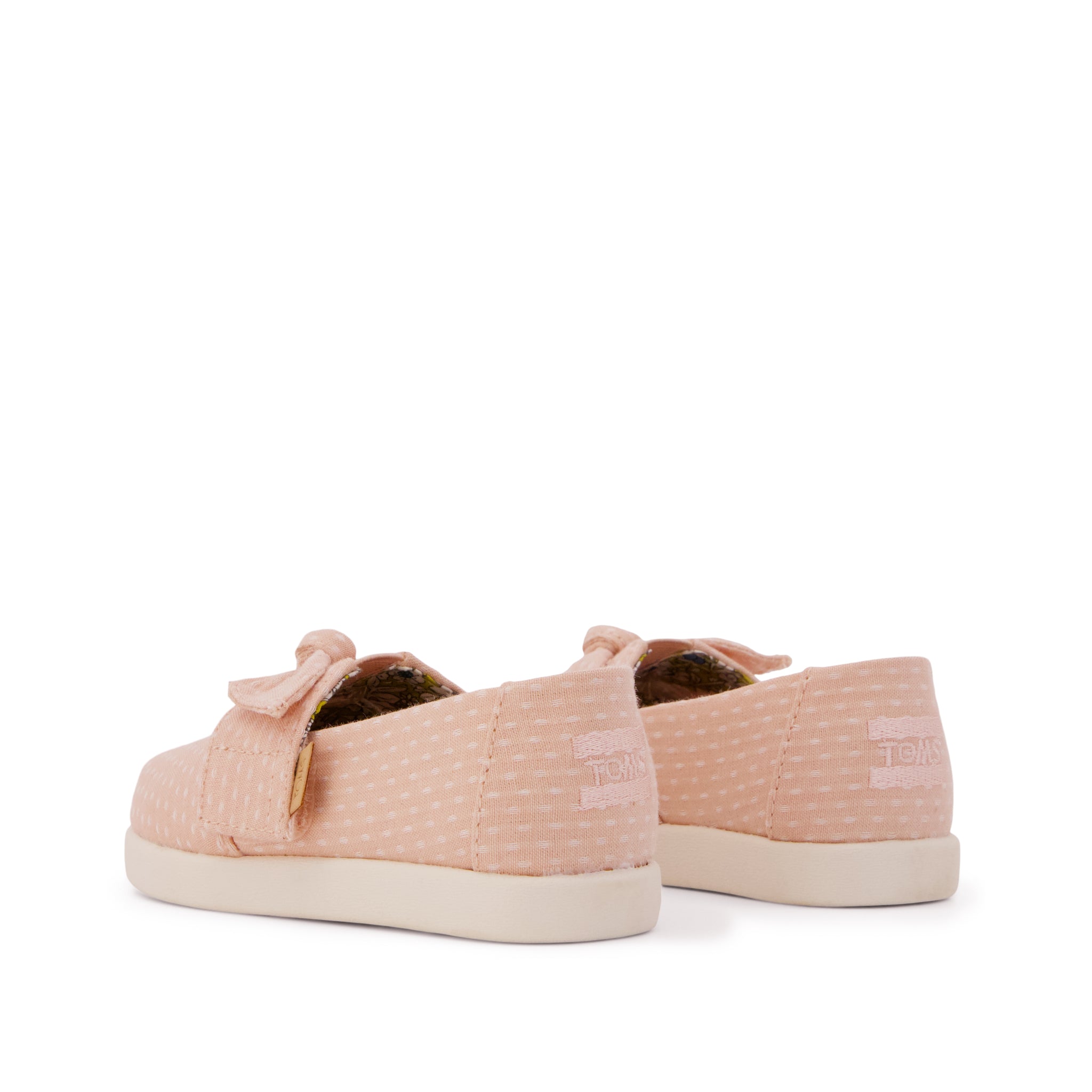 Alpargata Classic Toddler Shoe Bloom Chambray Dot with Bow - Image 4