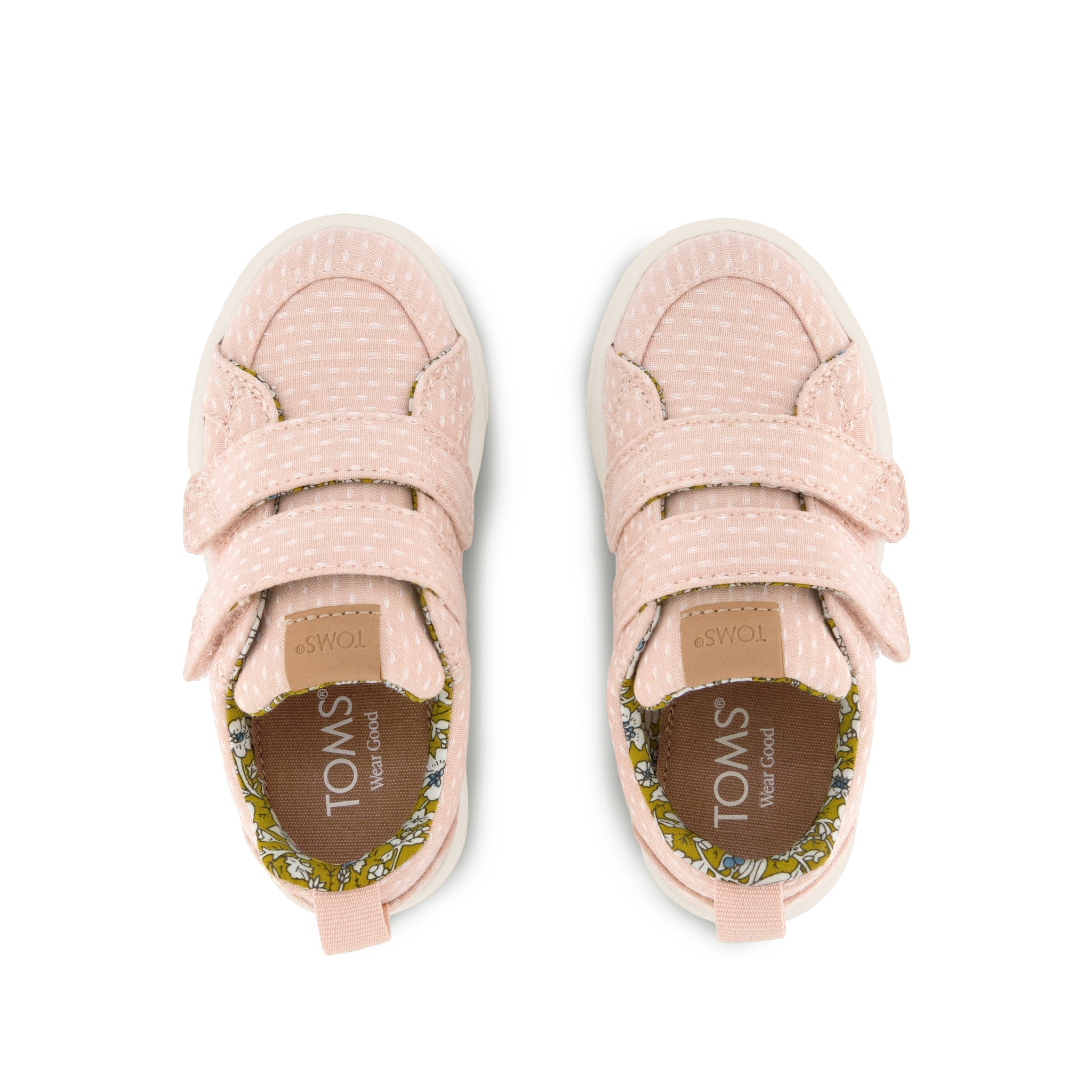 Cruz Double Strap Toddler Sneaker Bloom Chambray Dot - Image 5