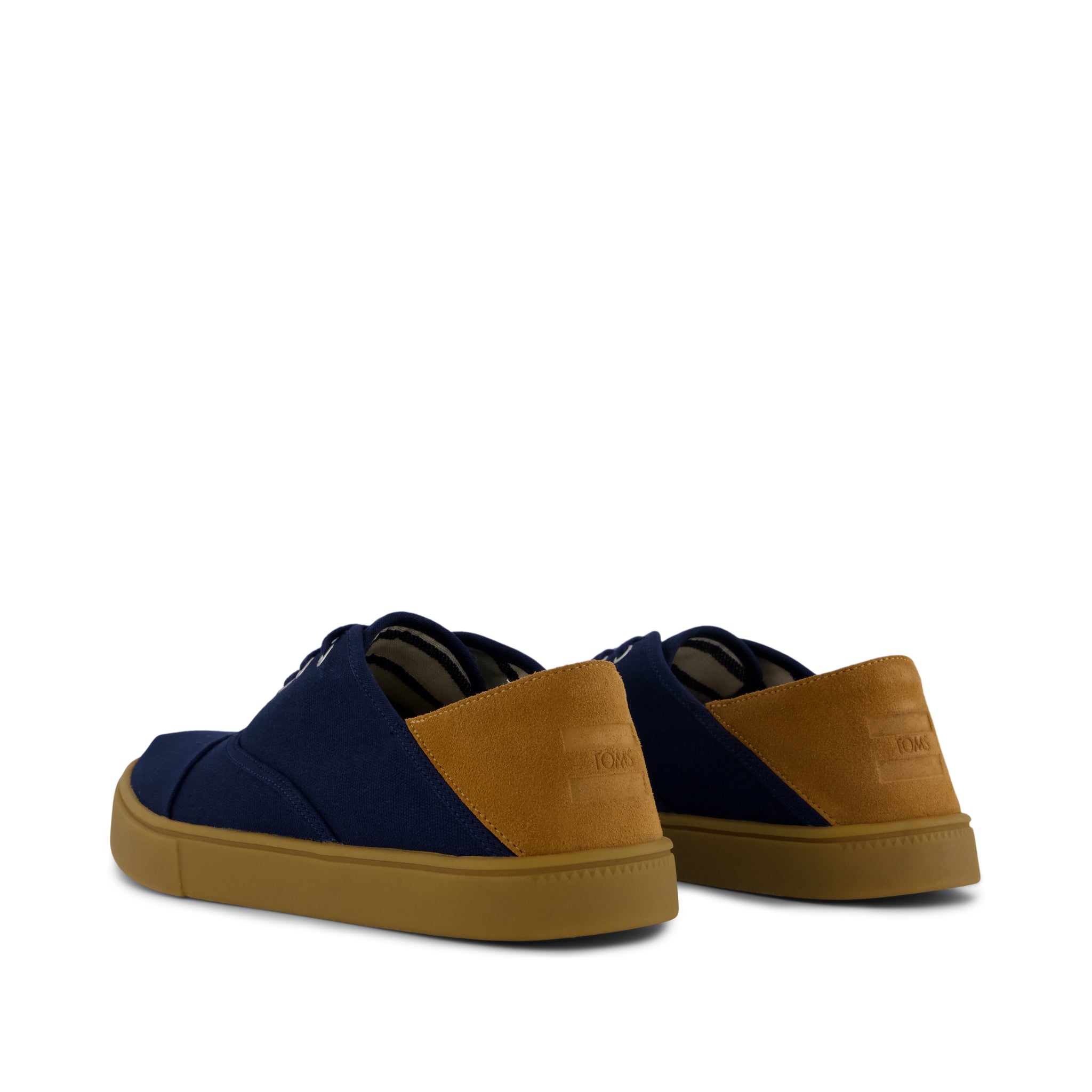 Mens Cordones Plus Sneaker Navy Canvas - Image 4