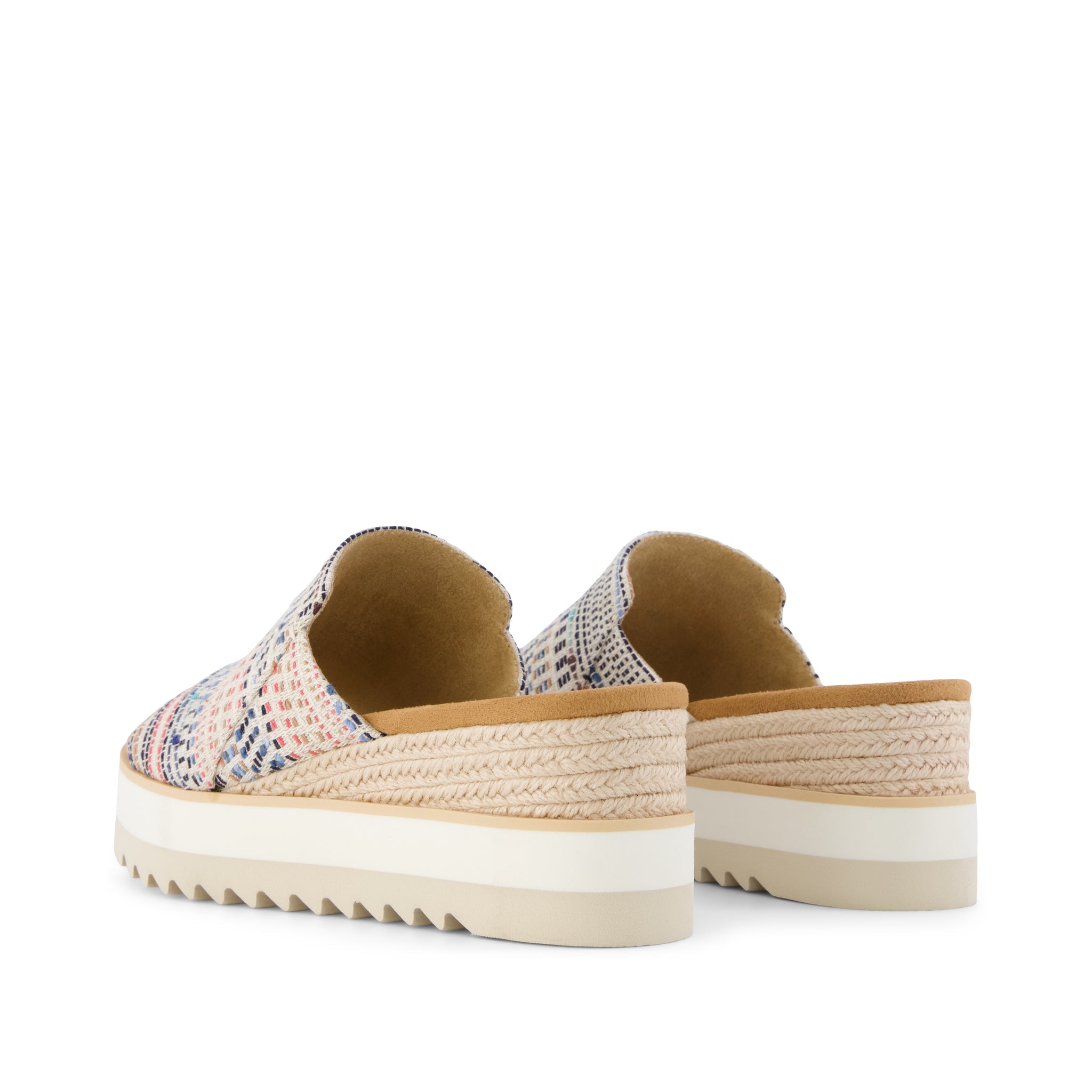 Womens Diana Mule Wedge Sandal Global Stripes - Image 4