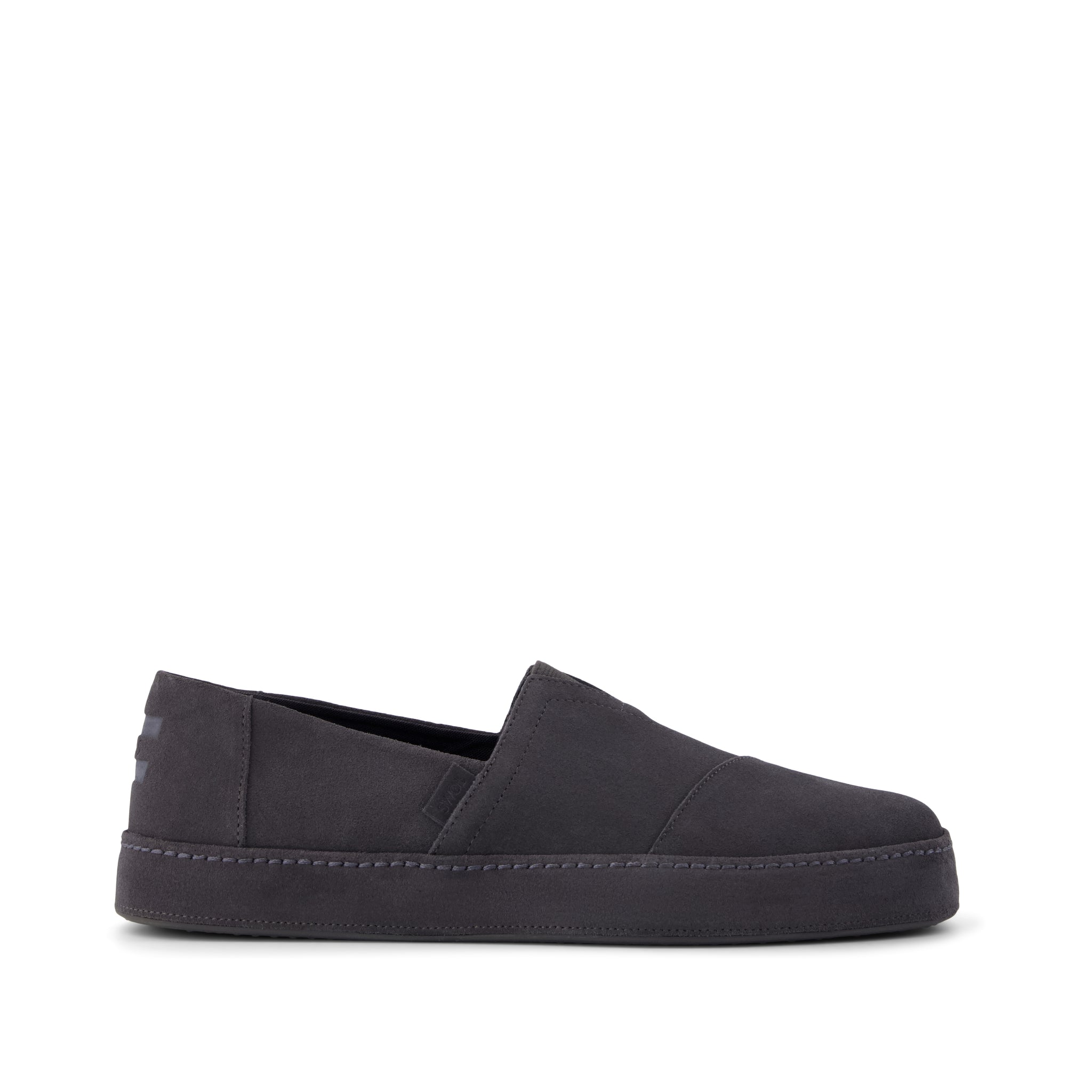 Mens Alpargata Premium Water Resistant Forged Iron Suede