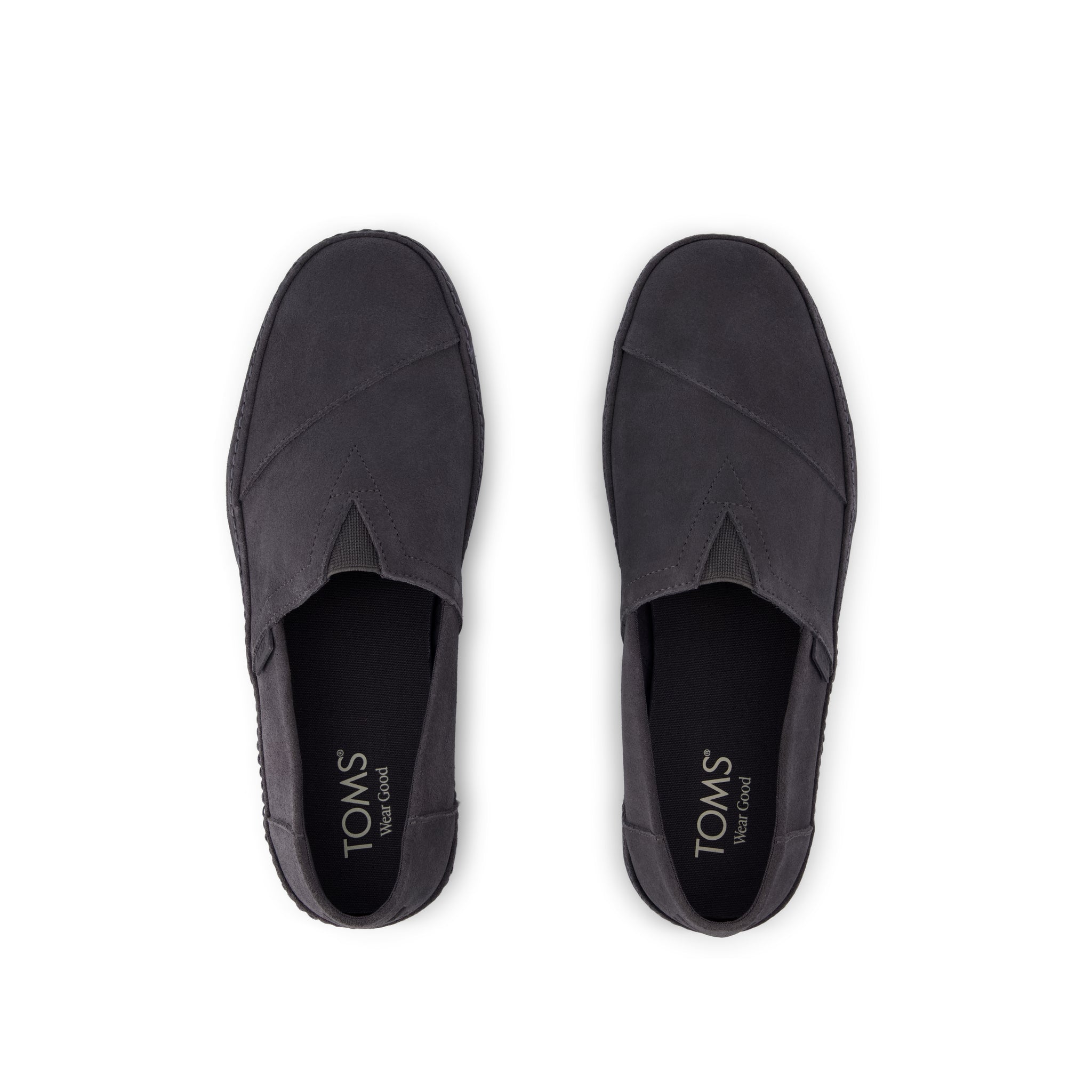 Mens Alpargata Premium Water Resistant Forged Iron Suede - Image 6