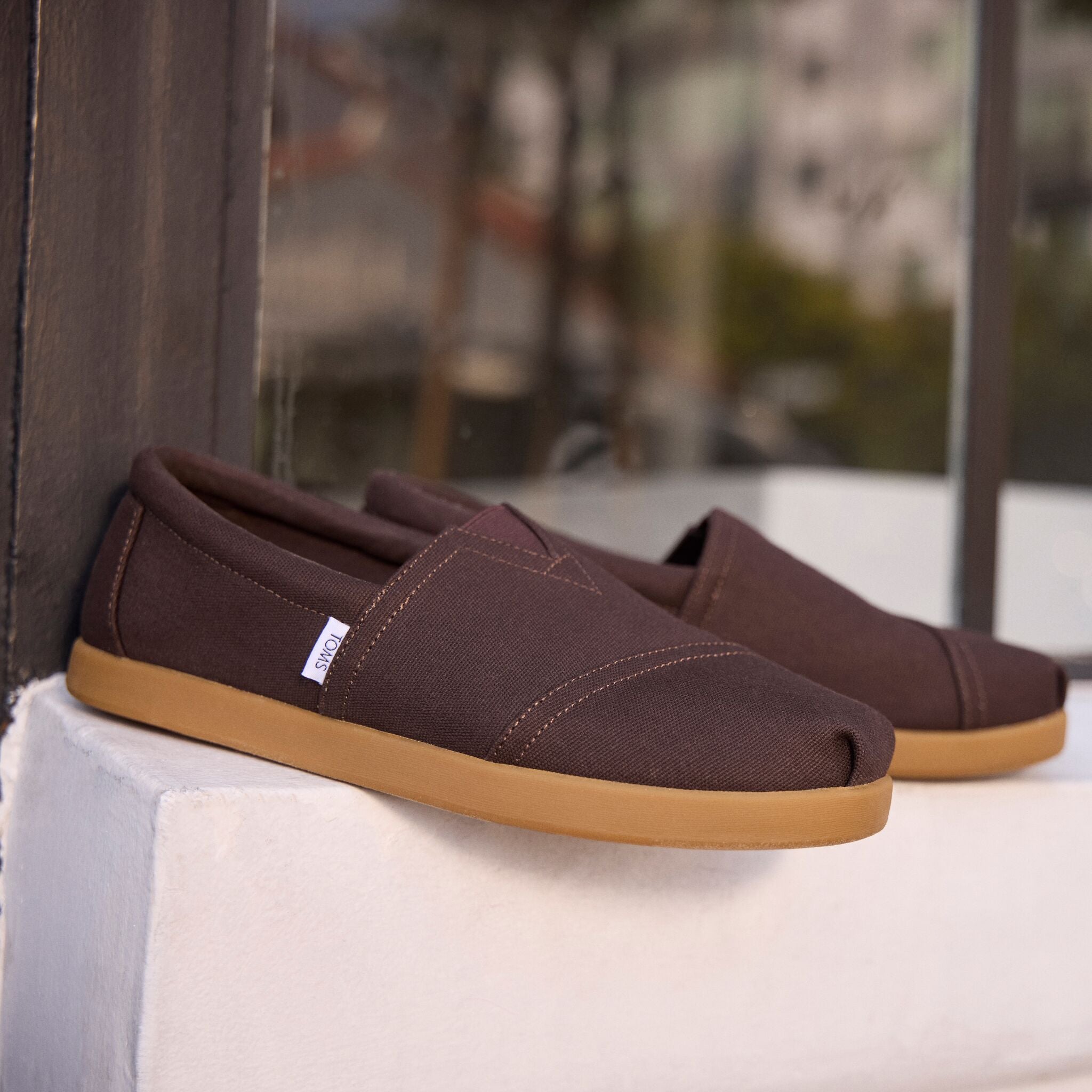 Mens Alp FWD Chocolate Brown Recycled Cotton Canvas - Image 2