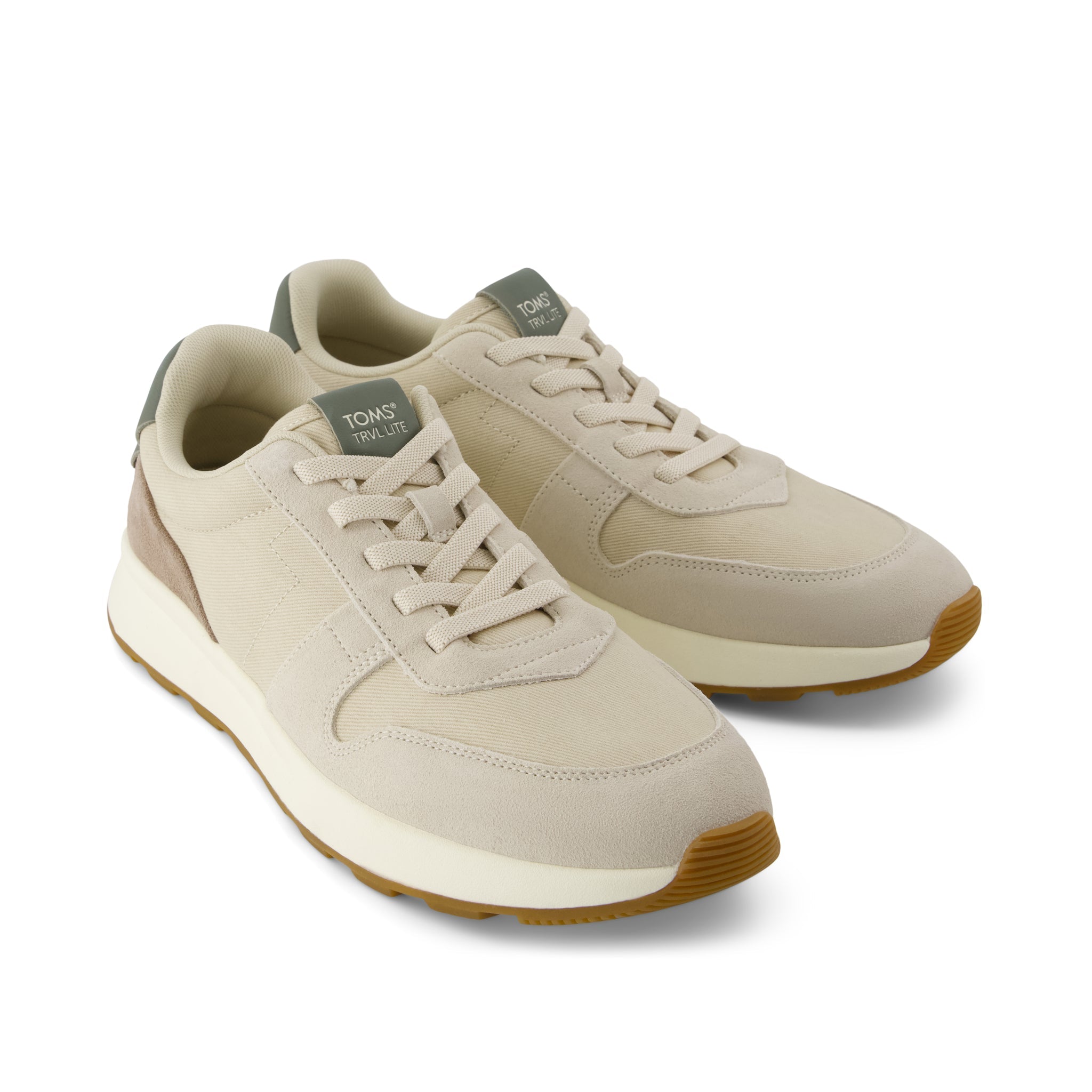 Mens TRVL LITE Retro Runner Sneaker Fog - Image 2