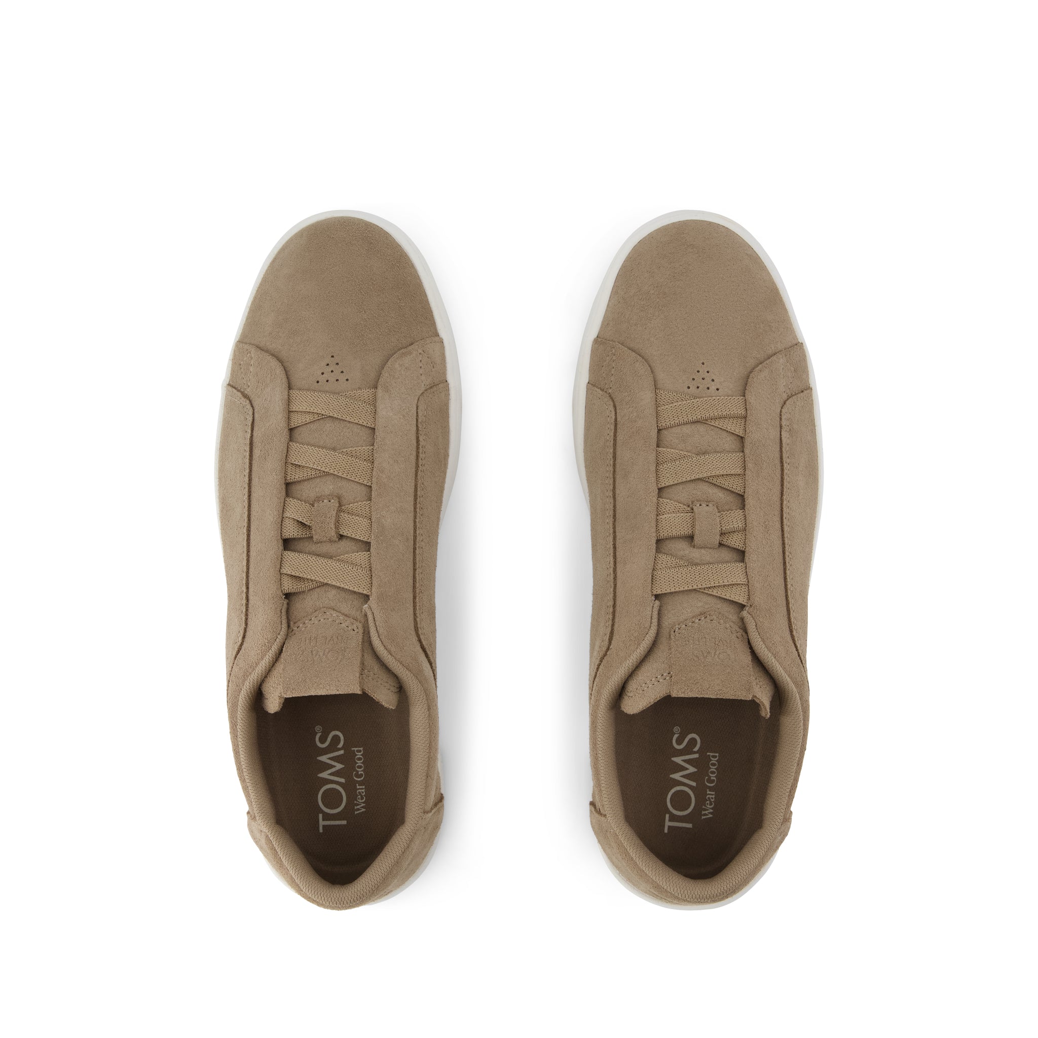 Mens TRVL Lite Miles Lace-Up Sneaker Water Resistant Dune Suede - Image 6