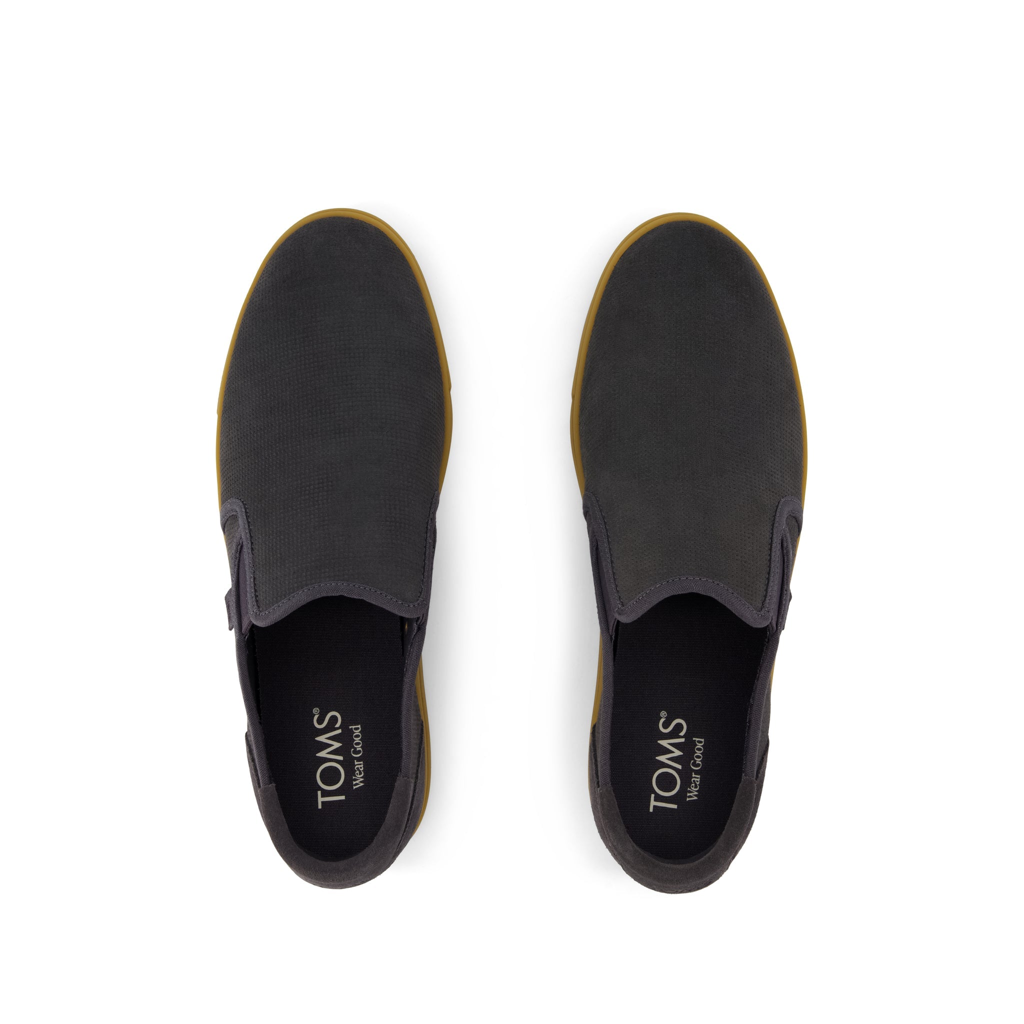 Mens Baja Slip On Sneaker Forged Iron Suede - Image 6