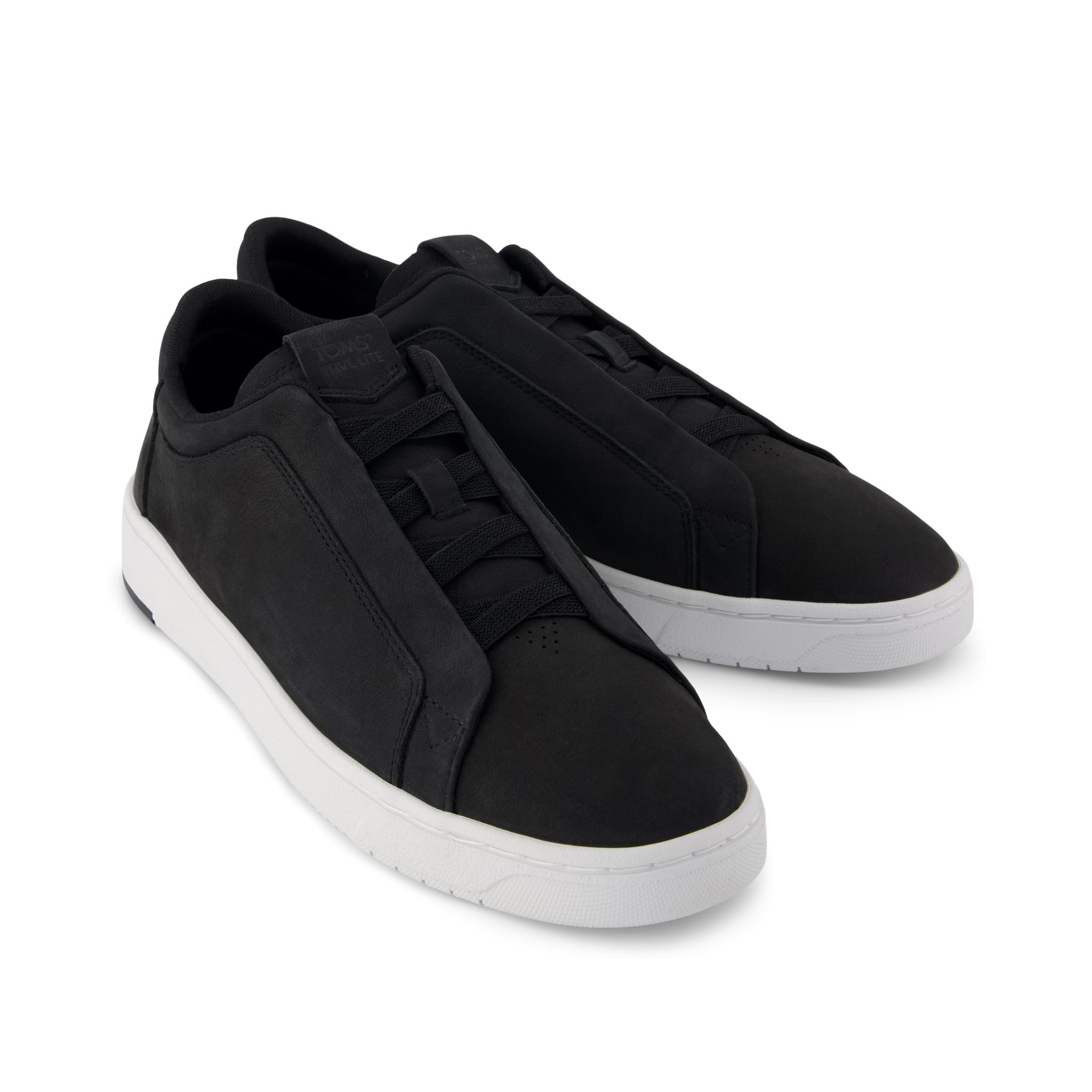 Mens TRVL Lite Miles Lace-Up Sneaker Water Resistant Black Leather - Image 3