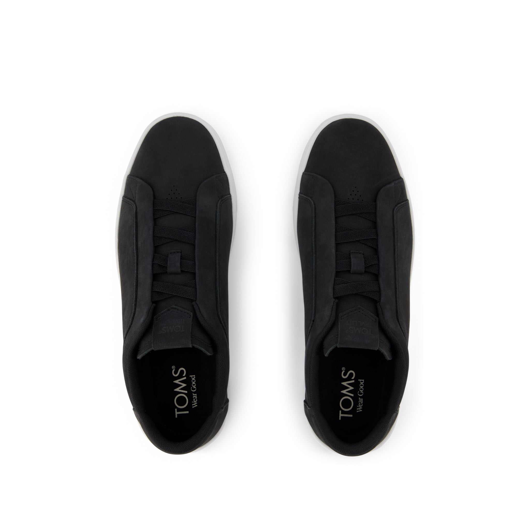 Mens TRVL Lite Miles Lace-Up Sneaker Water Resistant Black Leather - Image 6