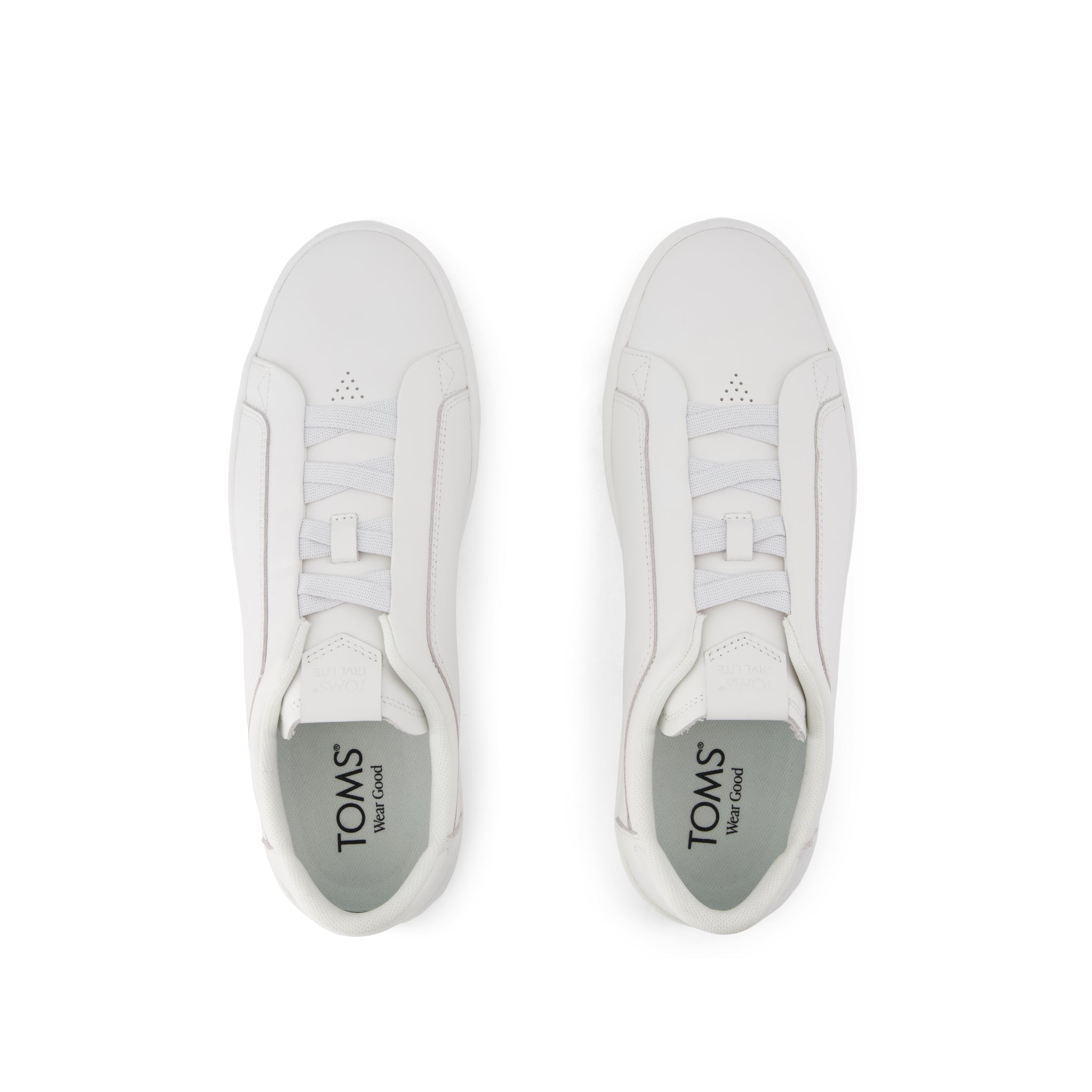 Mens TRVL Lite Miles Lace-Up Sneaker Water Resistant White Leather - Image 6
