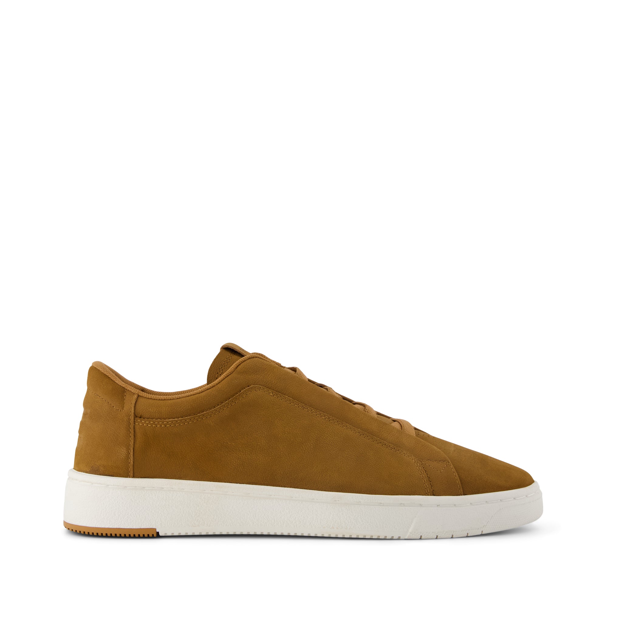 Mens TRVL Lite Miles Lace-Up Sneaker Water Resistant Tan Leather