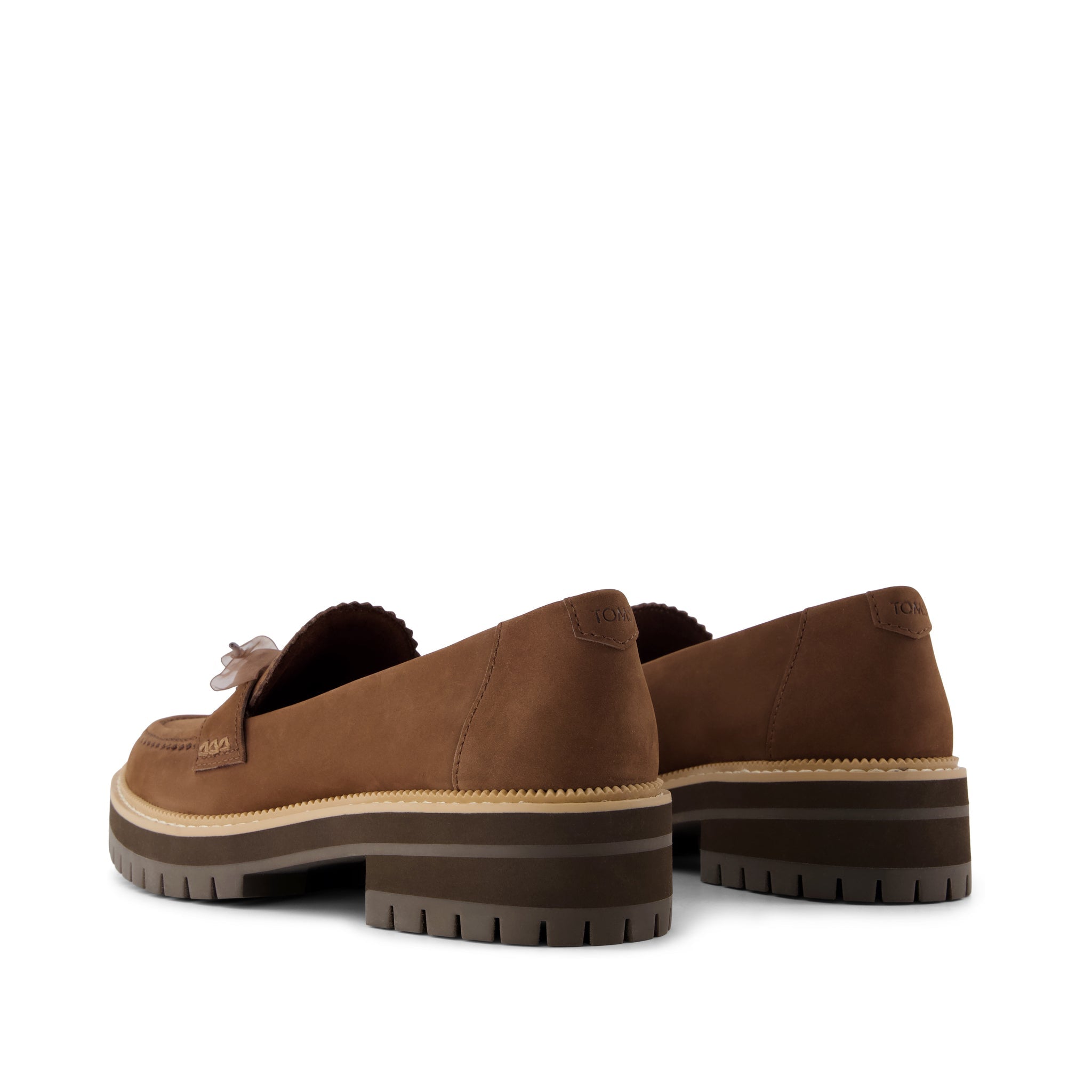 Womens Cara Bow Loafer Hot Cocoa Leather - Image 4
