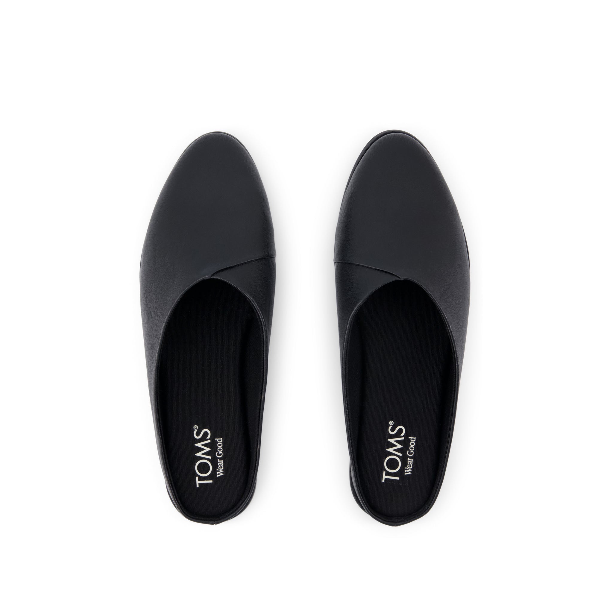 Womens Amelia Mule Black Faux Leather - Image 6