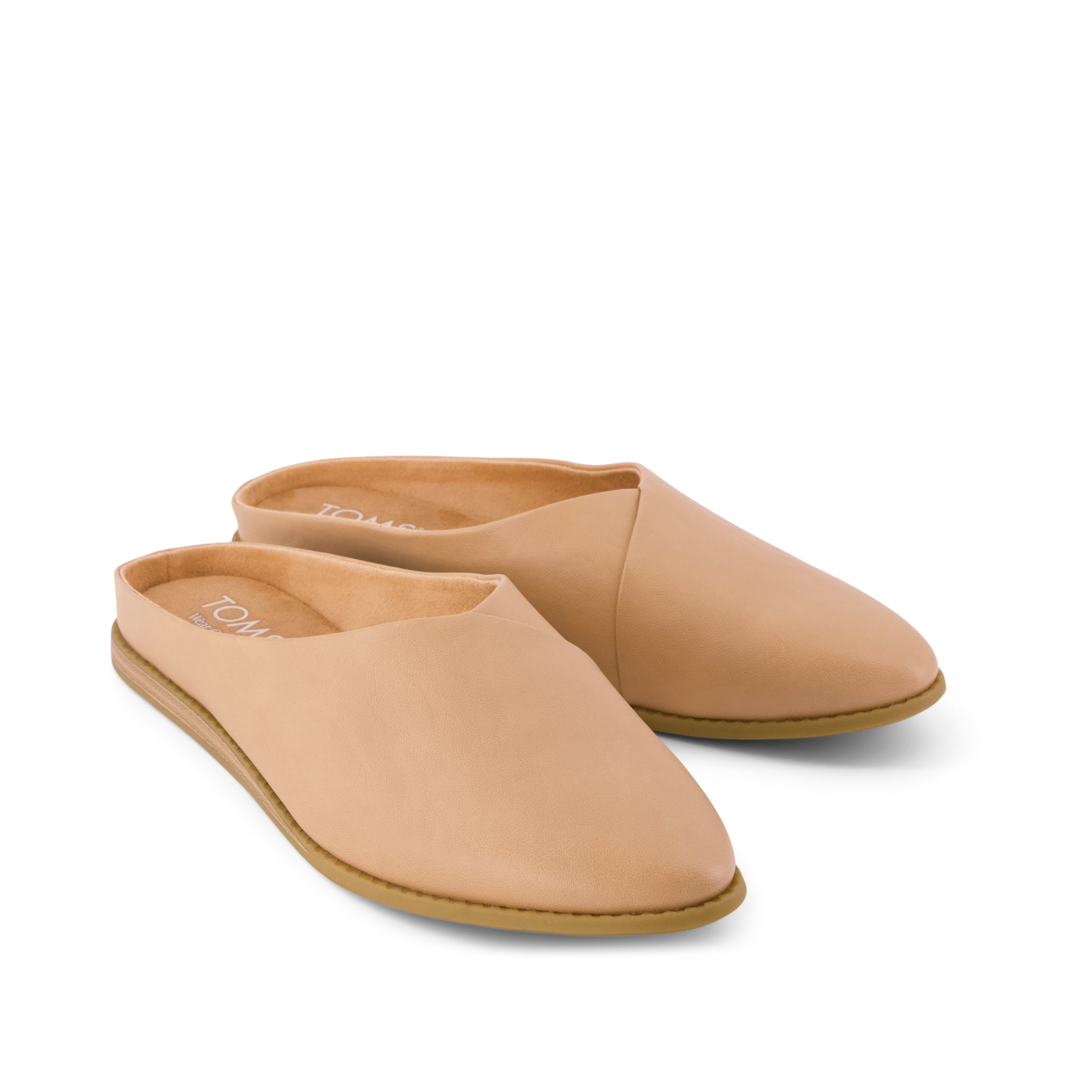 Womens Amelia Mule Honey Faux Leather - Image 3
