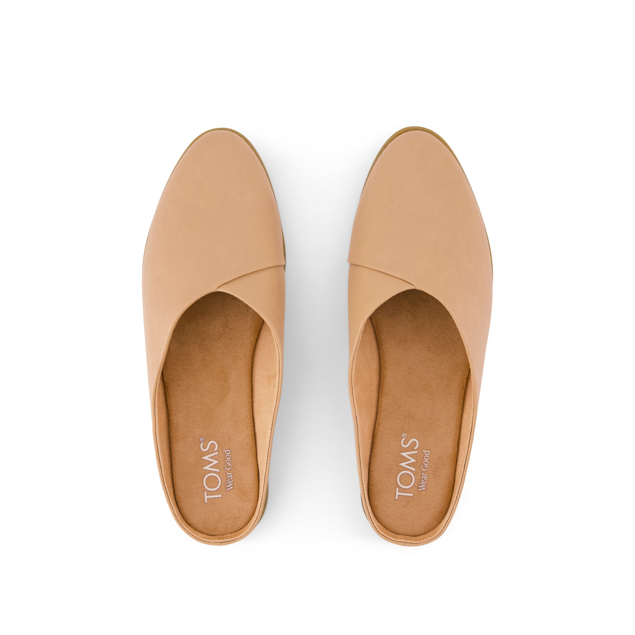 Womens Amelia Mule Honey Faux Leather - Image 6