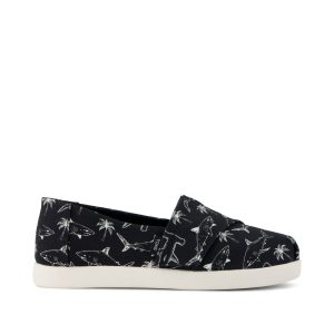 Alpargata Classic Kids Shoe Black Shark Print