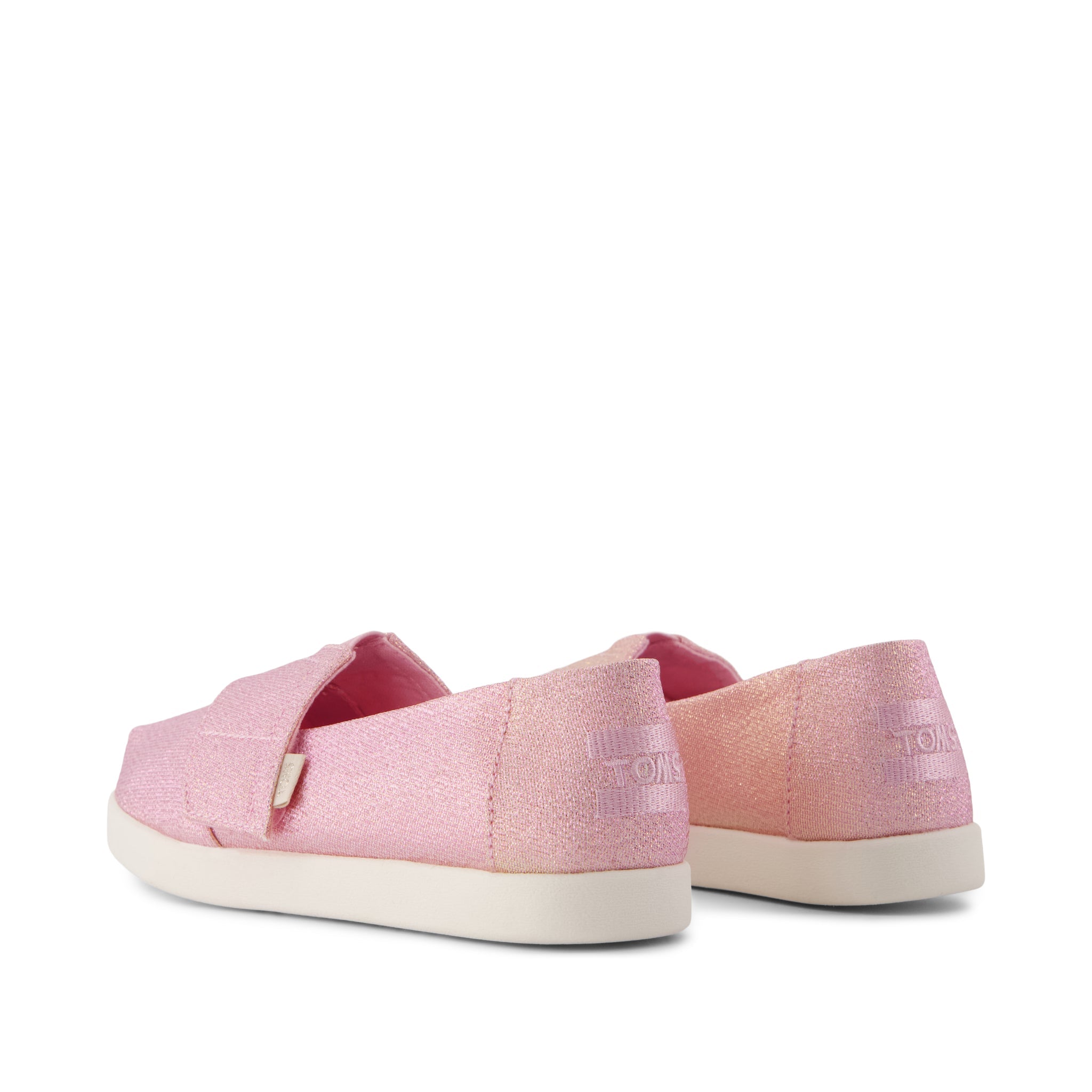 Alpargata Classic Kids Shoe Pink Quartz Iridescent Woven - Image 3