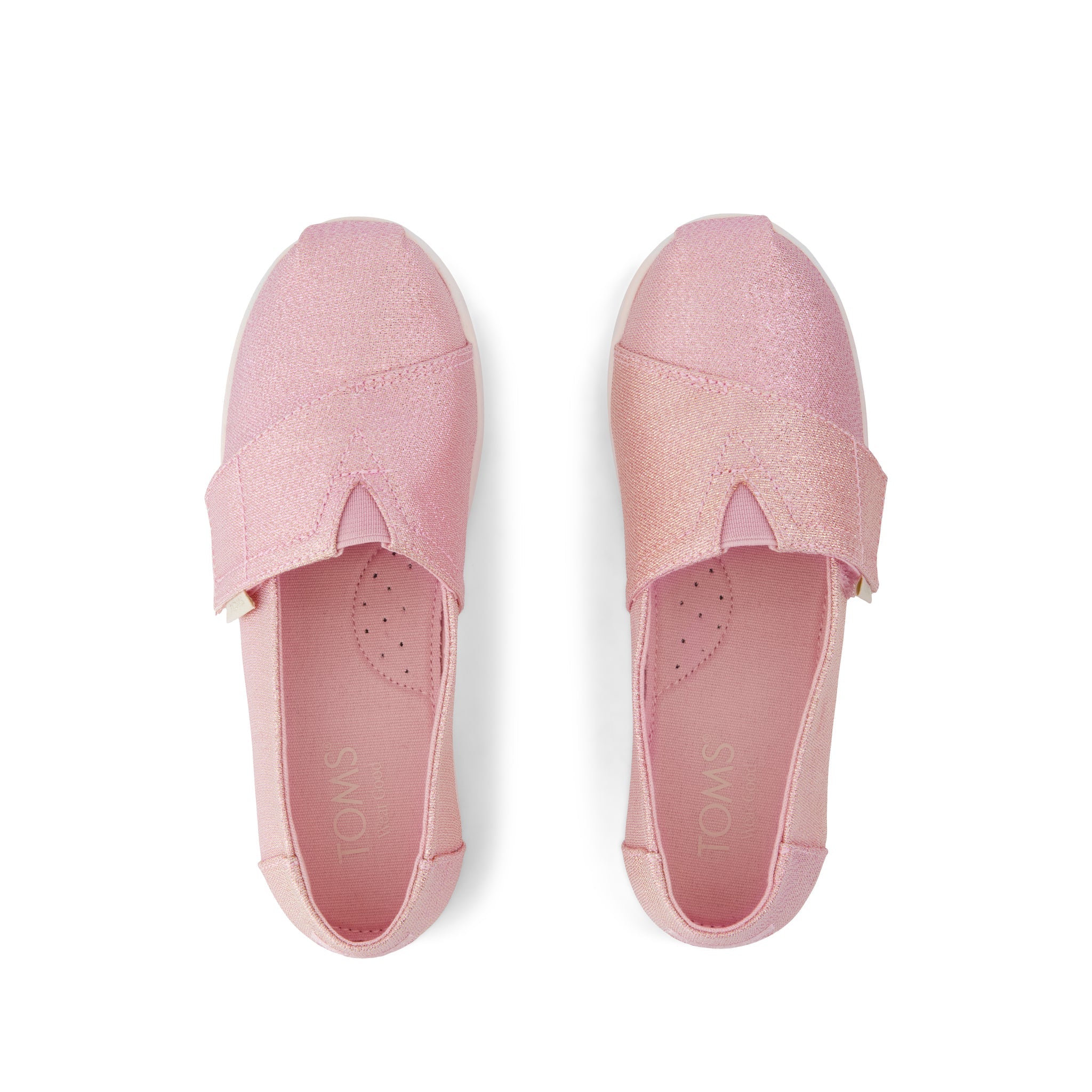 Alpargata Classic Kids Shoe Pink Quartz Iridescent Woven - Image 5