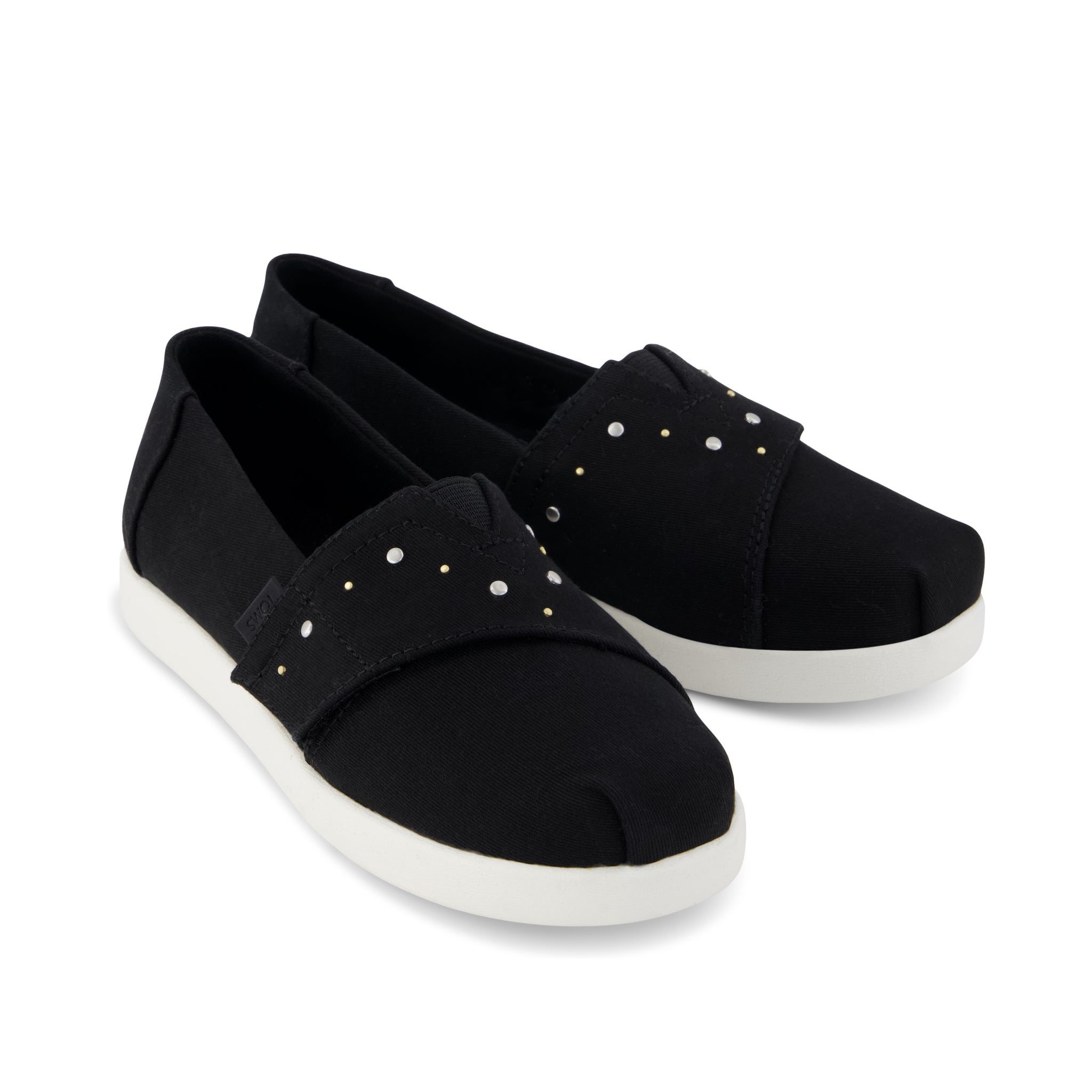 Alpargata Classic Kids Shoe Black Brushed Twill - Image 2