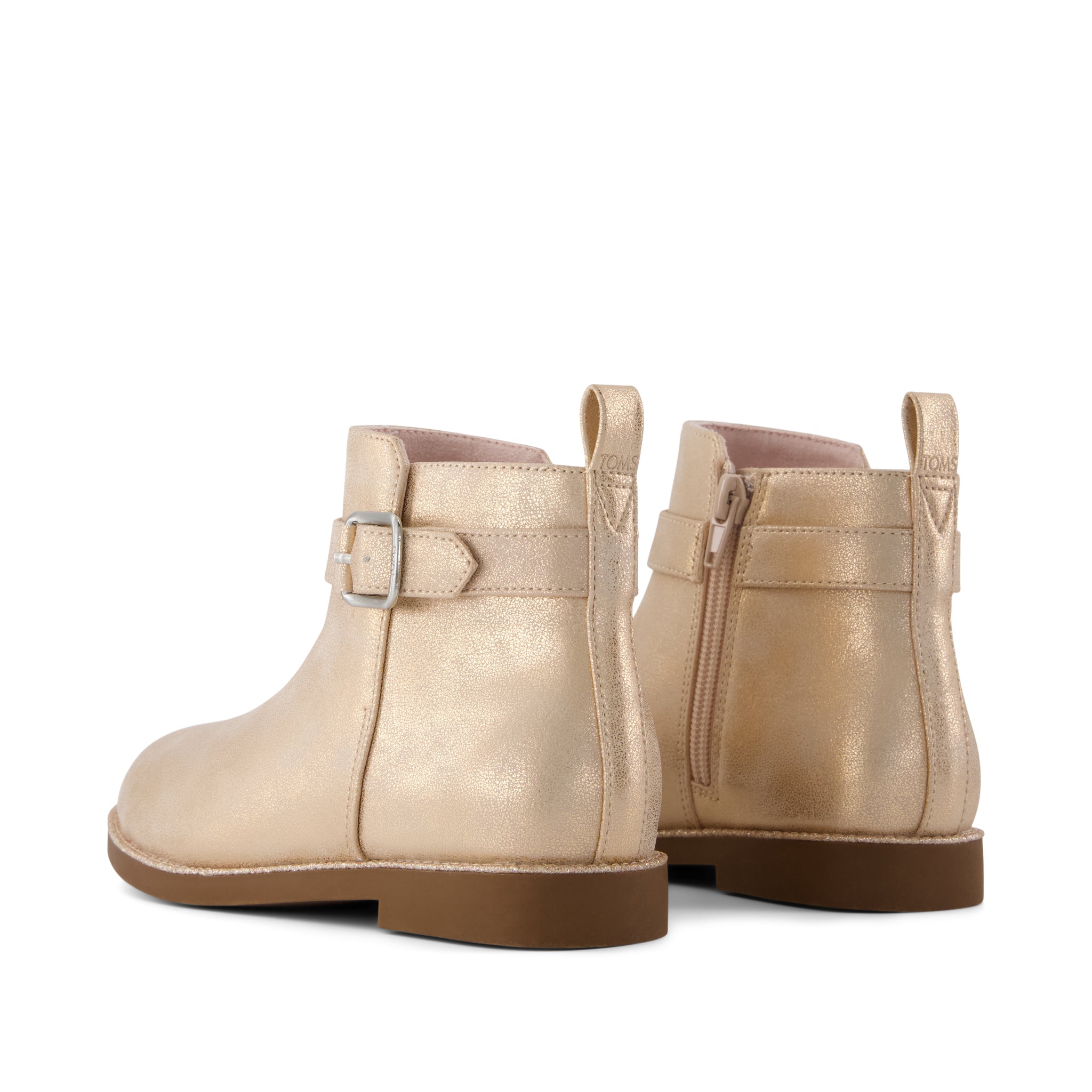 Seashell Metallic Faux Leather Mia Kids Boot - Image 3