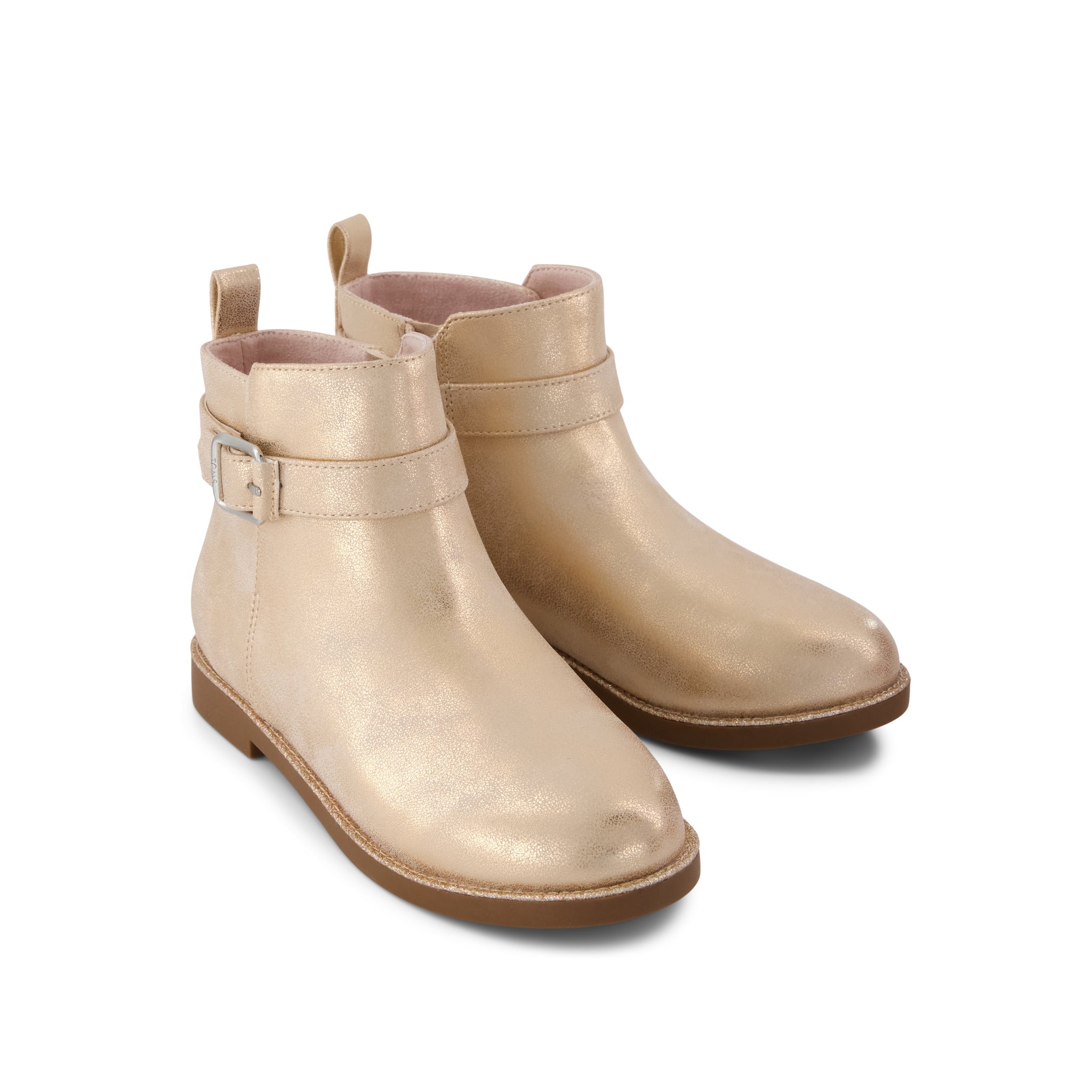 Seashell Metallic Faux Leather Mia Kids Boot - Image 2