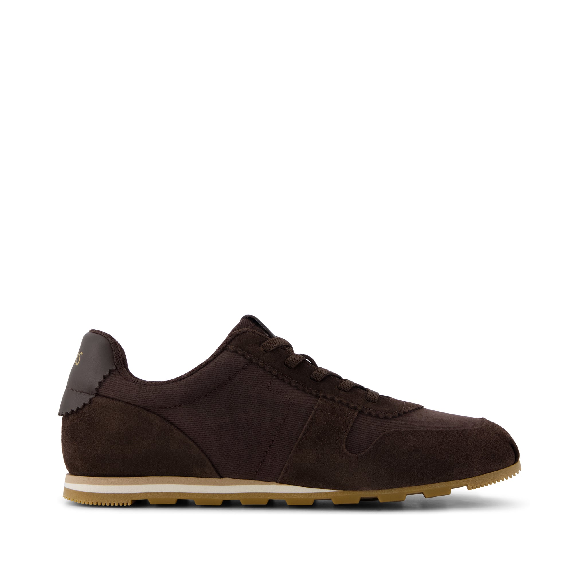 Womens TRVL Lite Palisade Sneaker Water Repellent Chocolate Vintage Twill