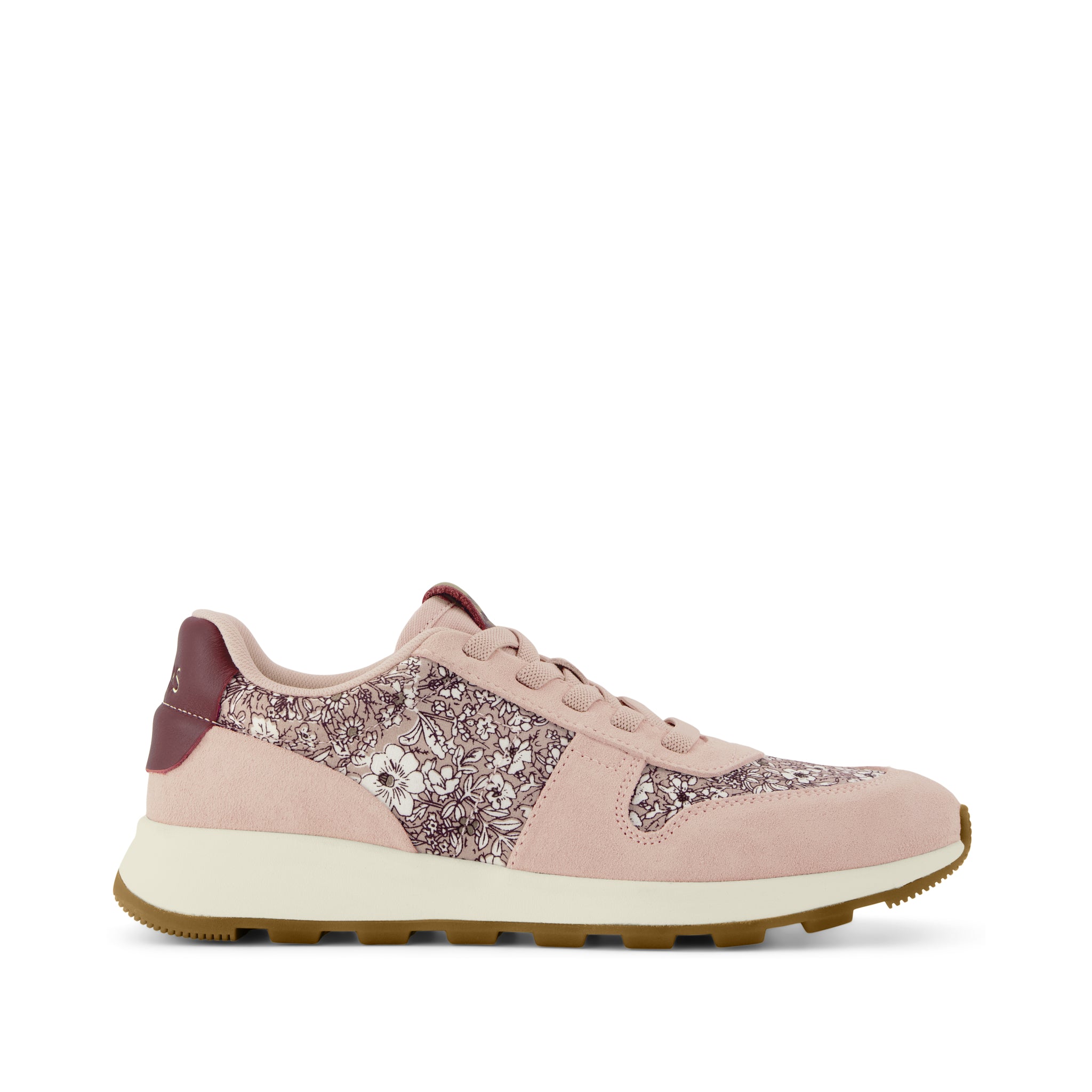 Womens TRVL LITE Retro Runner Sneaker Water Repellent Seashell Floral Print