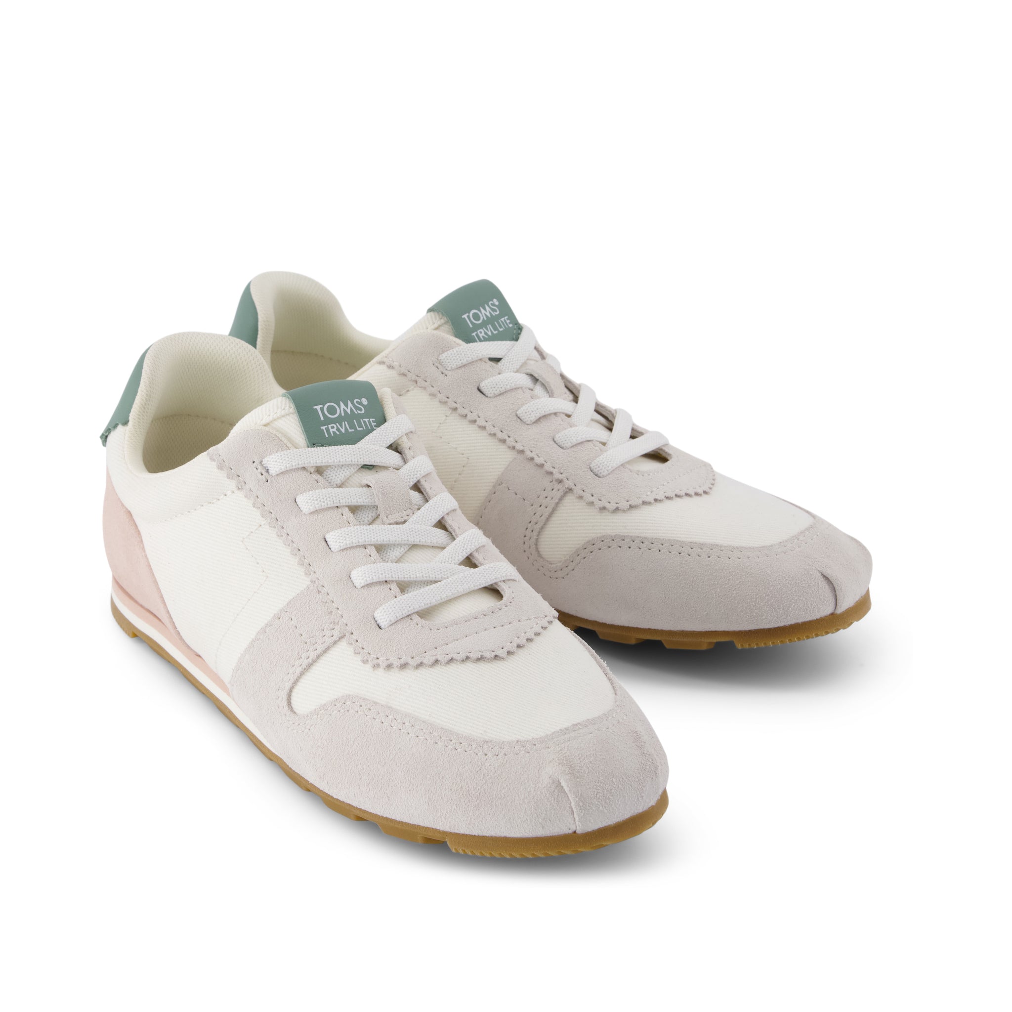 Womens TRVL Lite Palisade Sneaker Water Repellent Egret Vintage Twill - Image 3