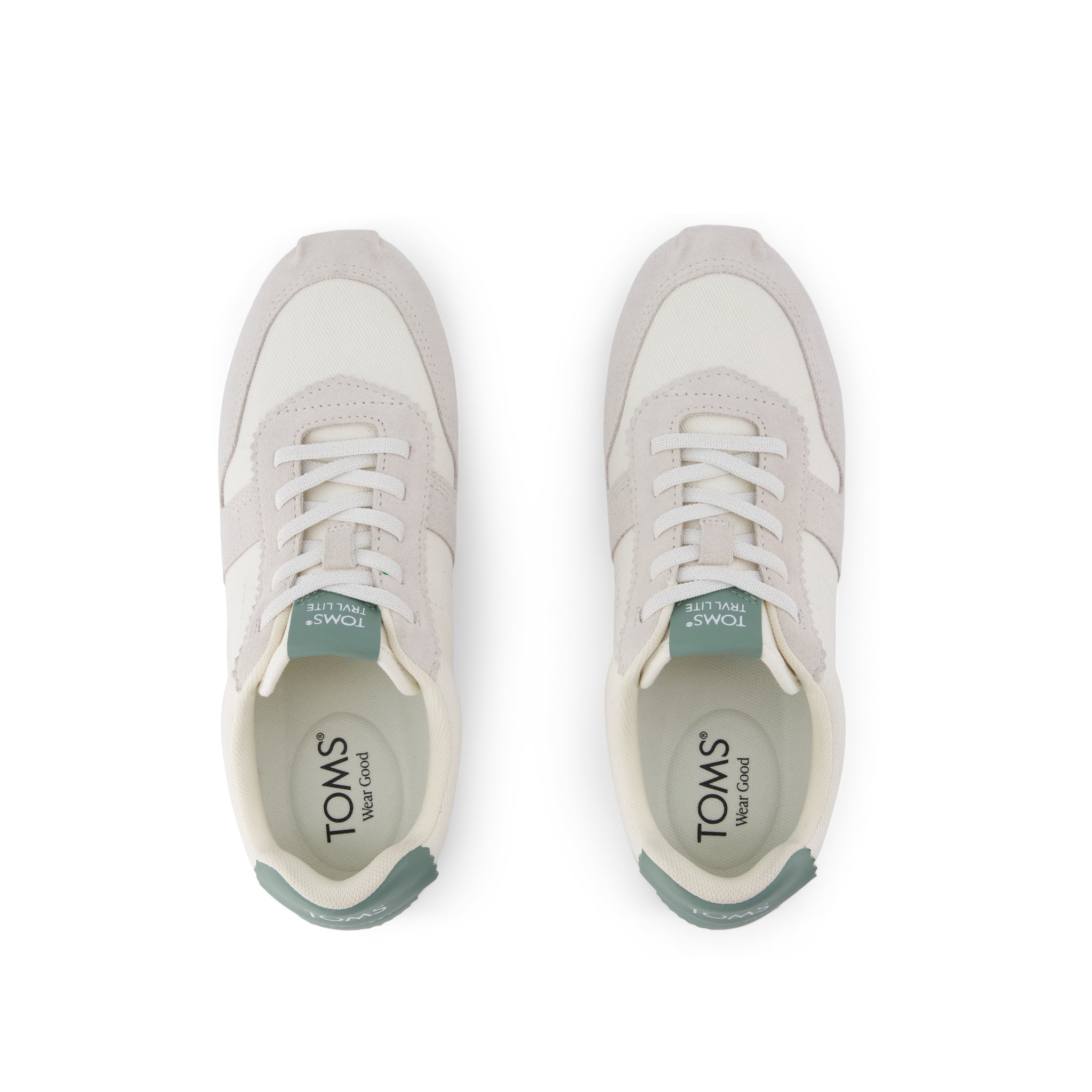 Womens TRVL Lite Palisade Sneaker Water Repellent Egret Vintage Twill - Image 6