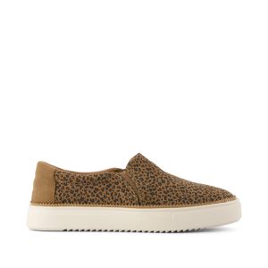 Womens Emily Slip On Sneaker Toffee Leopard Print
